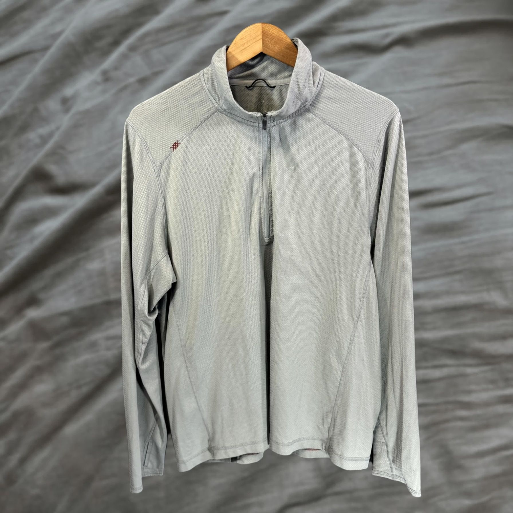 Rhone Rhone Pullover Mens Large Gray Polartec 1/2 Zip Long Sleeve Sweater Athletic Size US M / EU 48-50 / 2 - 1 Thumbnail