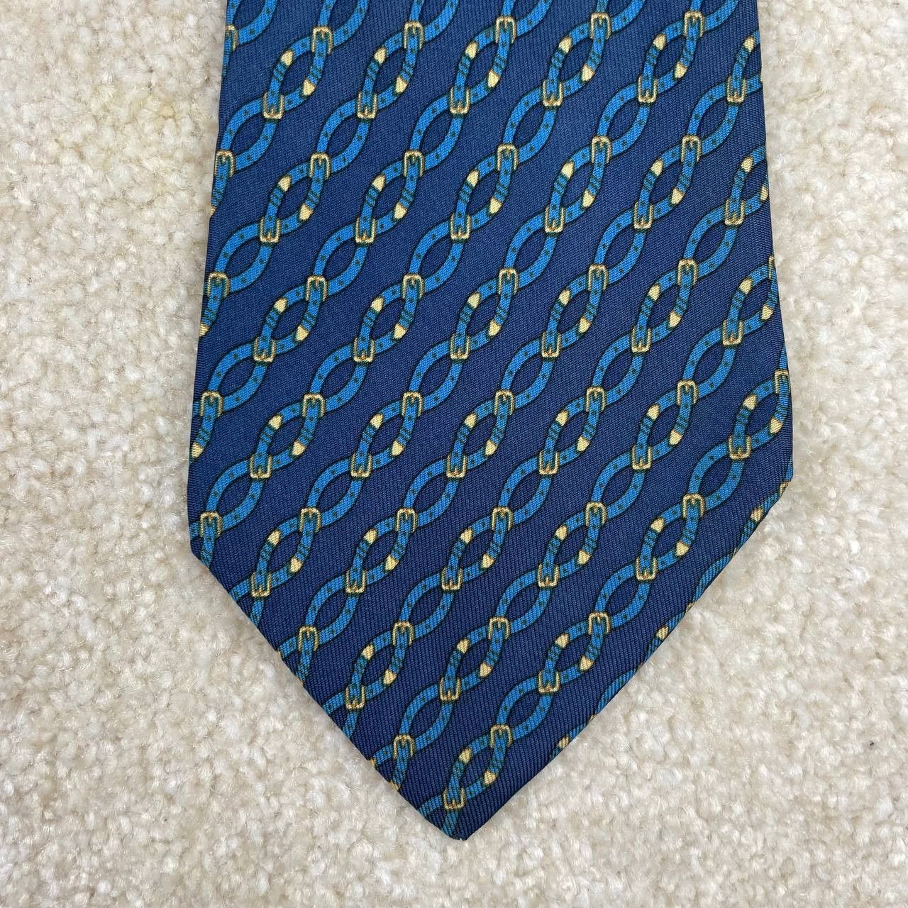 Hermes Hermes Silk Tie 7021 TA Belts Size ONE SIZE - 2 Thumbnail
