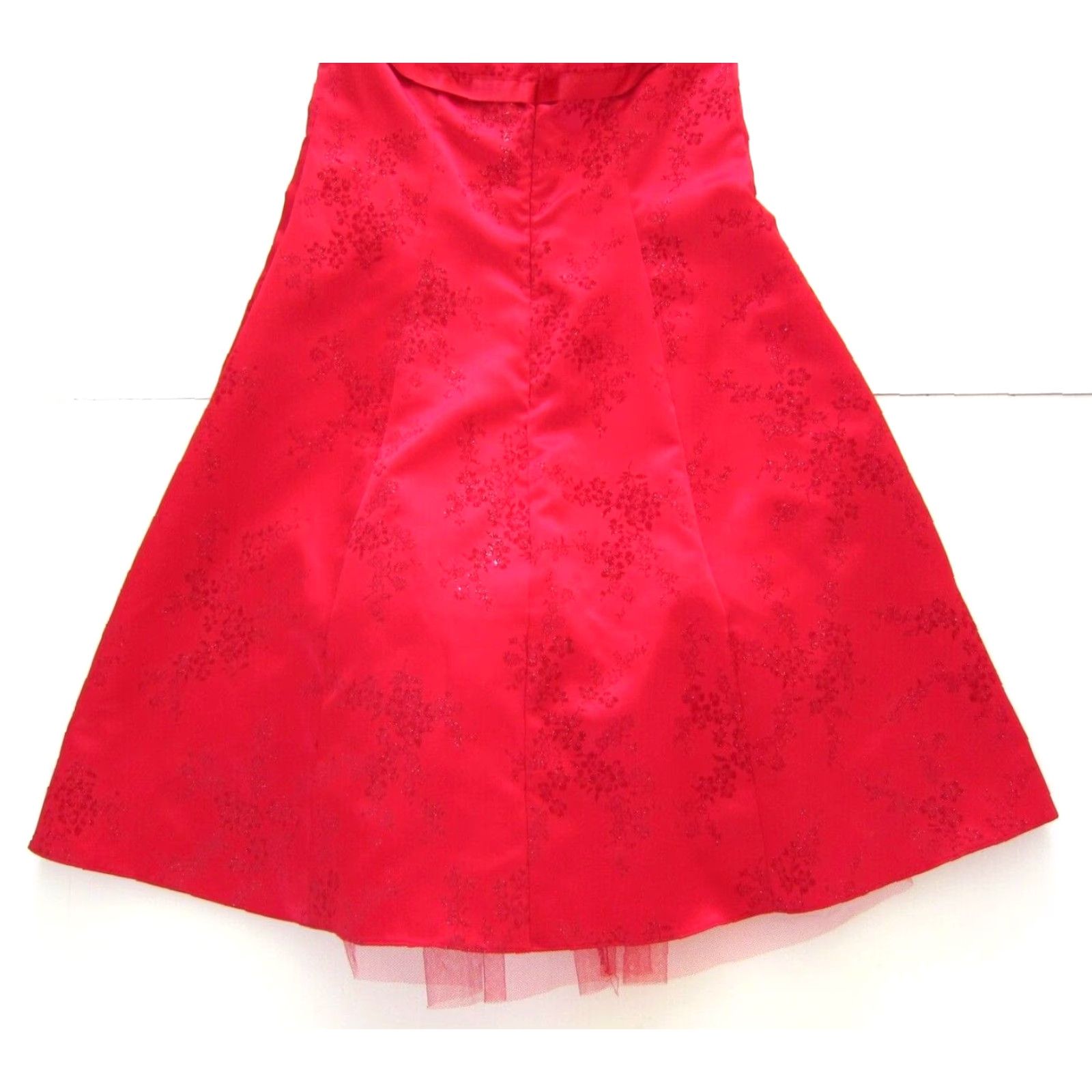 Vintage Vtg Zum Zum Niki Livas Red Satin Floral Halter Dress 9-10 Woman Vintage Niki Livas Red Satin Floral Halter Dress 9-10 Womens Size M / US 6-8 / IT 42-44 - 6 Thumbnail