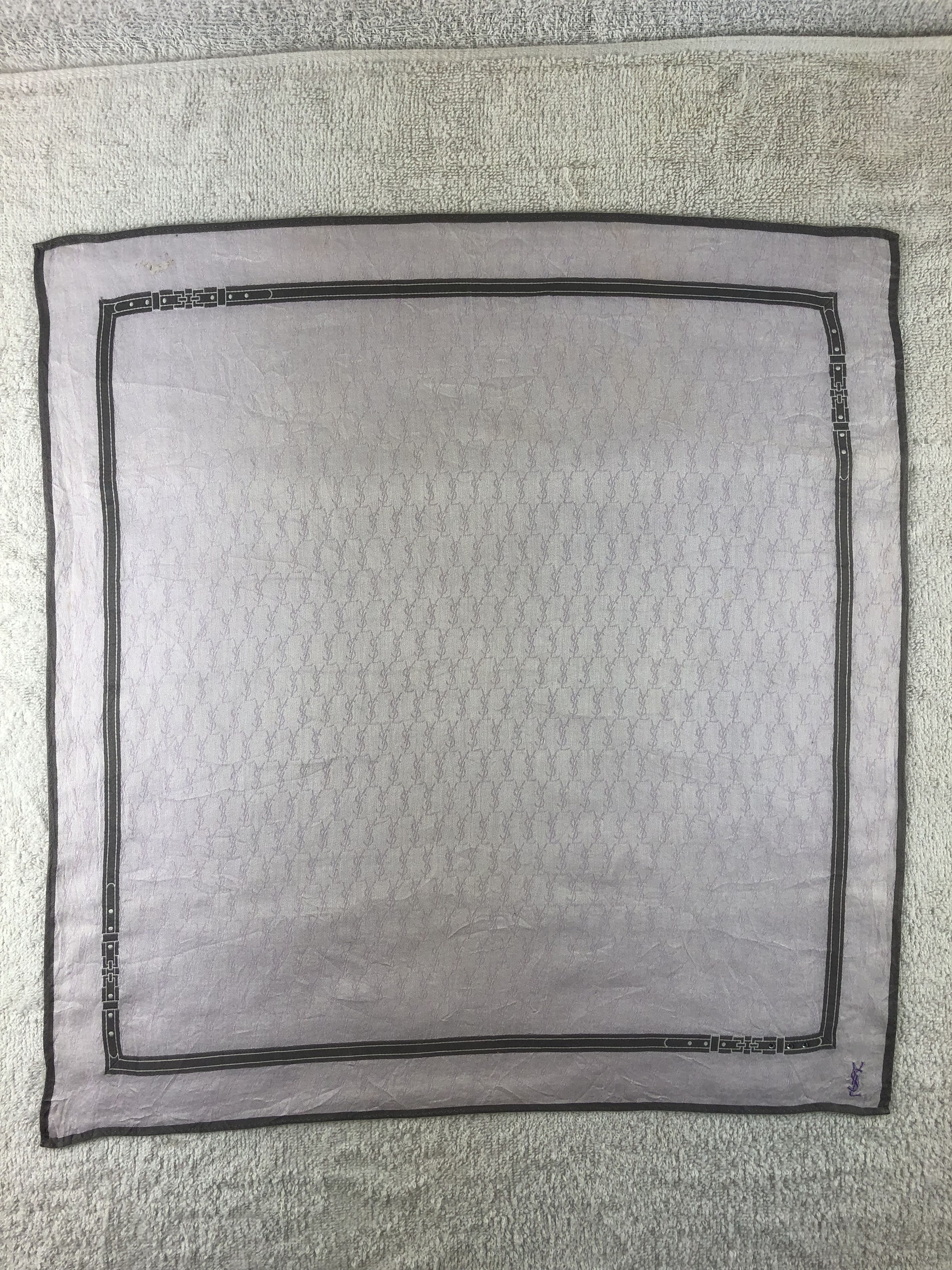 Vintage Yves Saint Laurent Handkerchief / Bandana / Neckerchief Size ONE SIZE - 3 Thumbnail