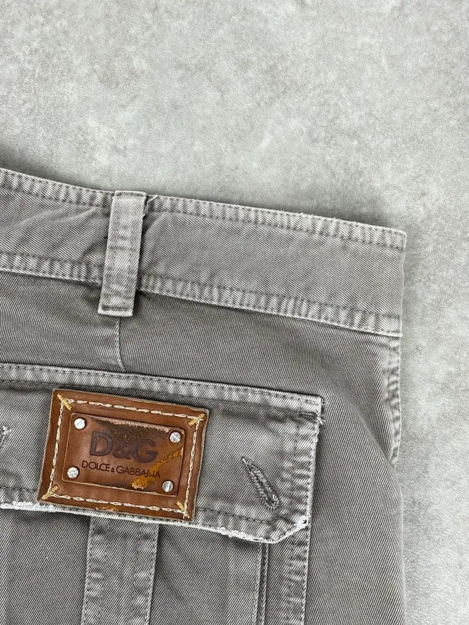 Dolce & Gabbana SS2008 Dolce & Gabbana Multi Pockets Grey Cargo Pants Size US 34 / EU 50 - 10 Thumbnail