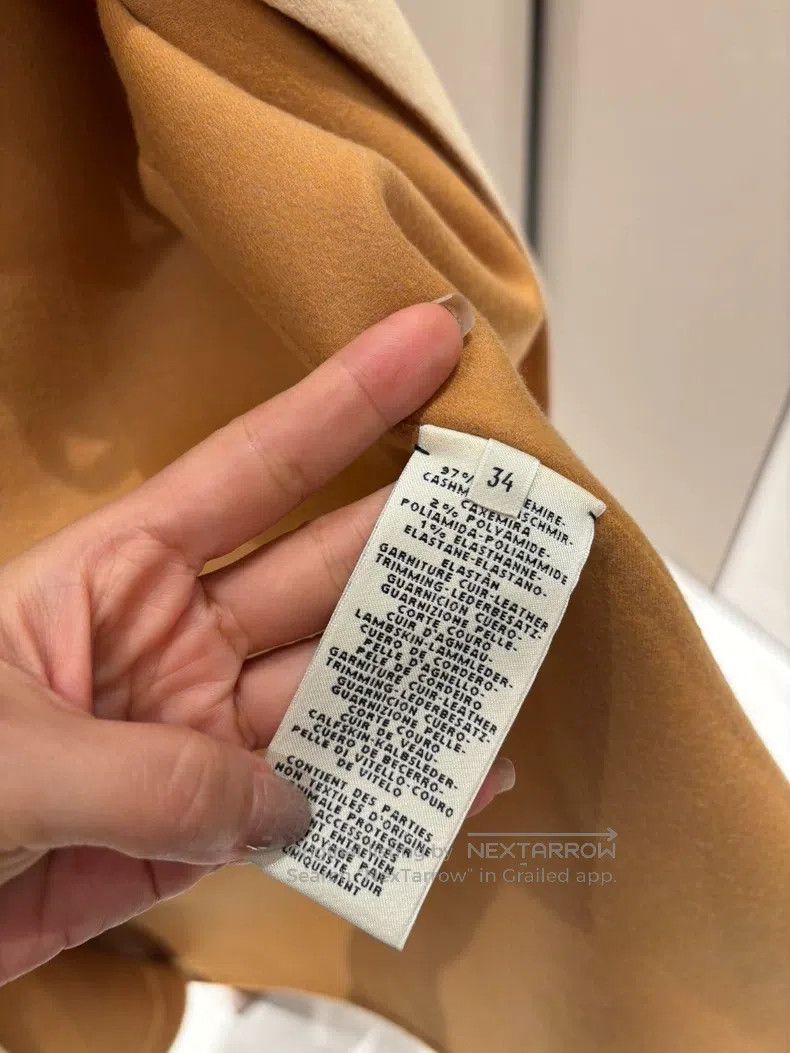 Hermes Hermes Beige Cashmere Top Size XXS / US 00 / IT 34 - 3 Thumbnail