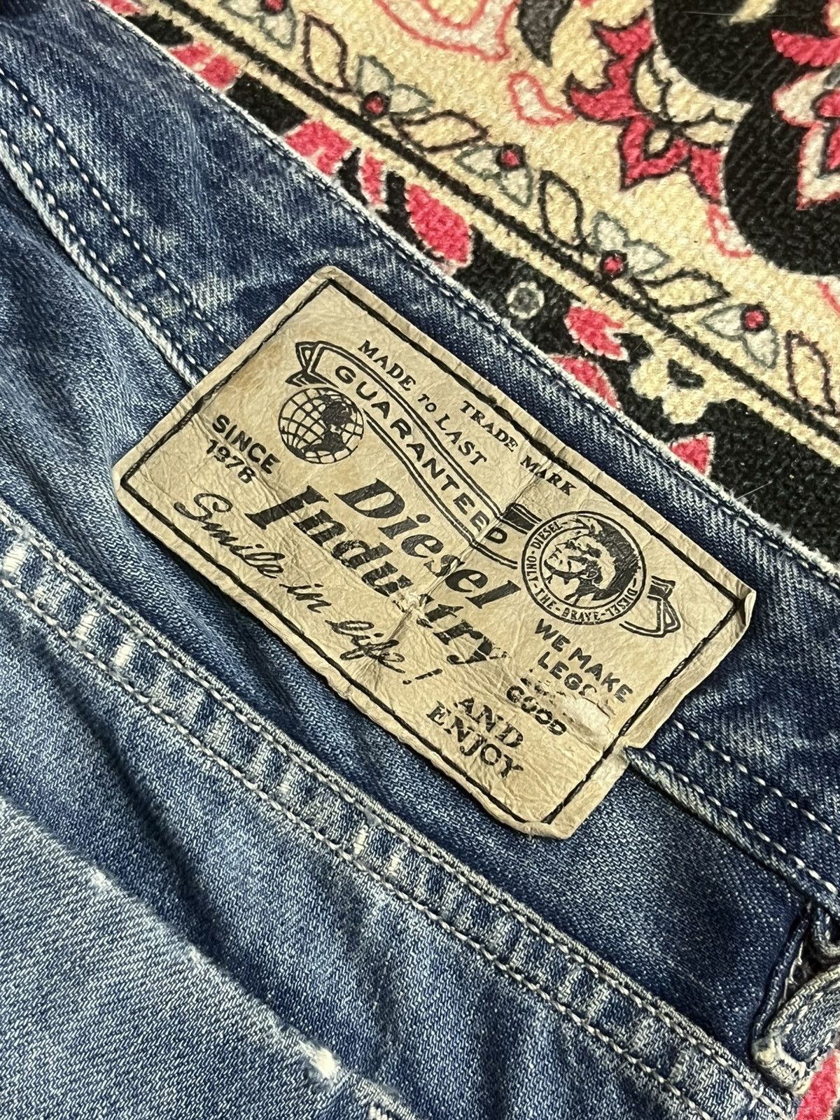 Diesel ⚡️Flare⚡️Vintage Diesel “Zatiny” Overflow Thunder Blue Jeans Size US 29 - 11 Thumbnail