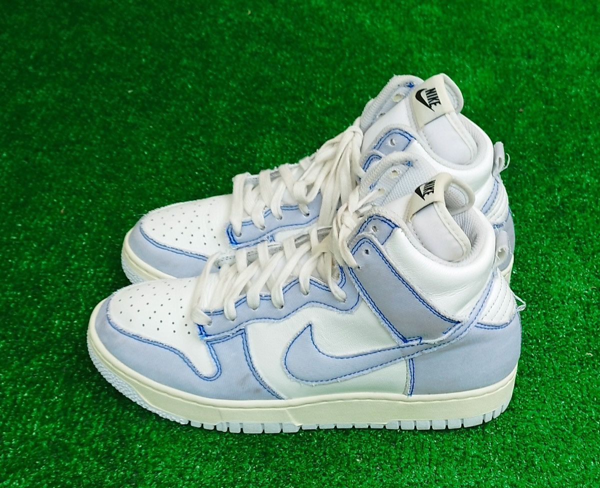 Nike Nike Dunk High 1985 Blue Denim Unisex # 6,5us. - #39eu Size US 6.5 / IT 36.5 - 3 Thumbnail