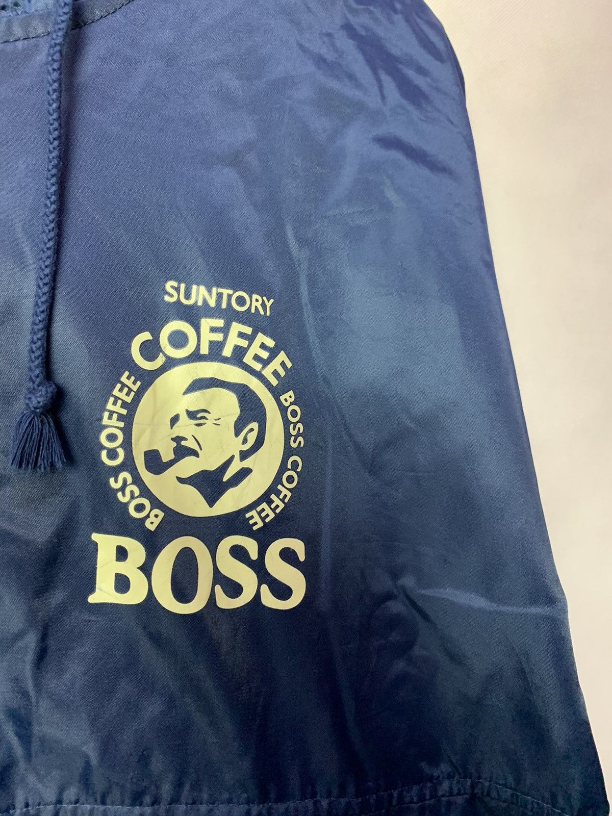 Japanese Brand Steals! Suntory Boss Half Zipper Anorak Windbreaker Hoodie Size US L / EU 52-54 / 3 - 3 Thumbnail