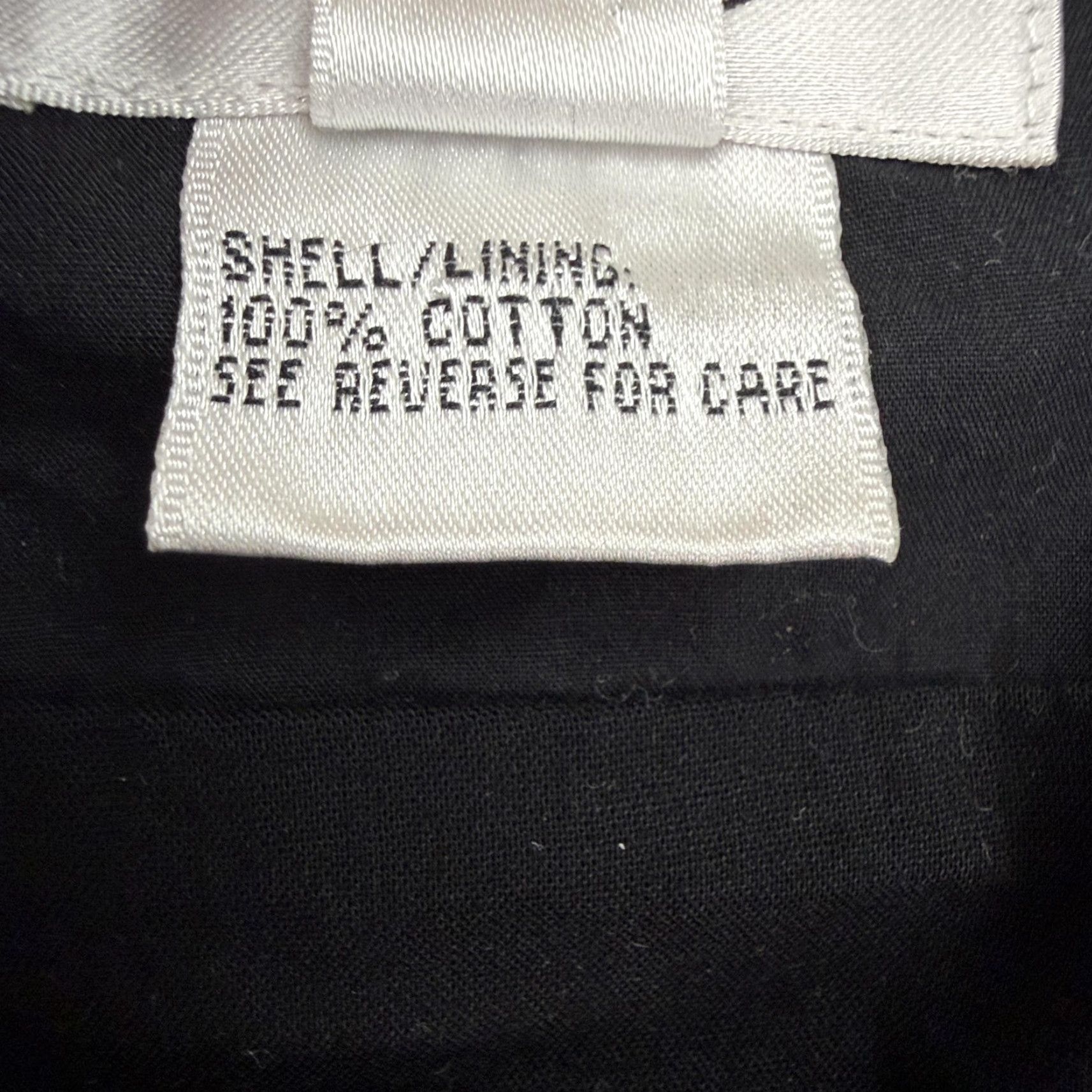 Talbots Talbots Skirt Women 12 A-Line Knee Length Black Cotton Lined Pockets Zip Size 34" / US 12 / IT 48 - 5 Thumbnail