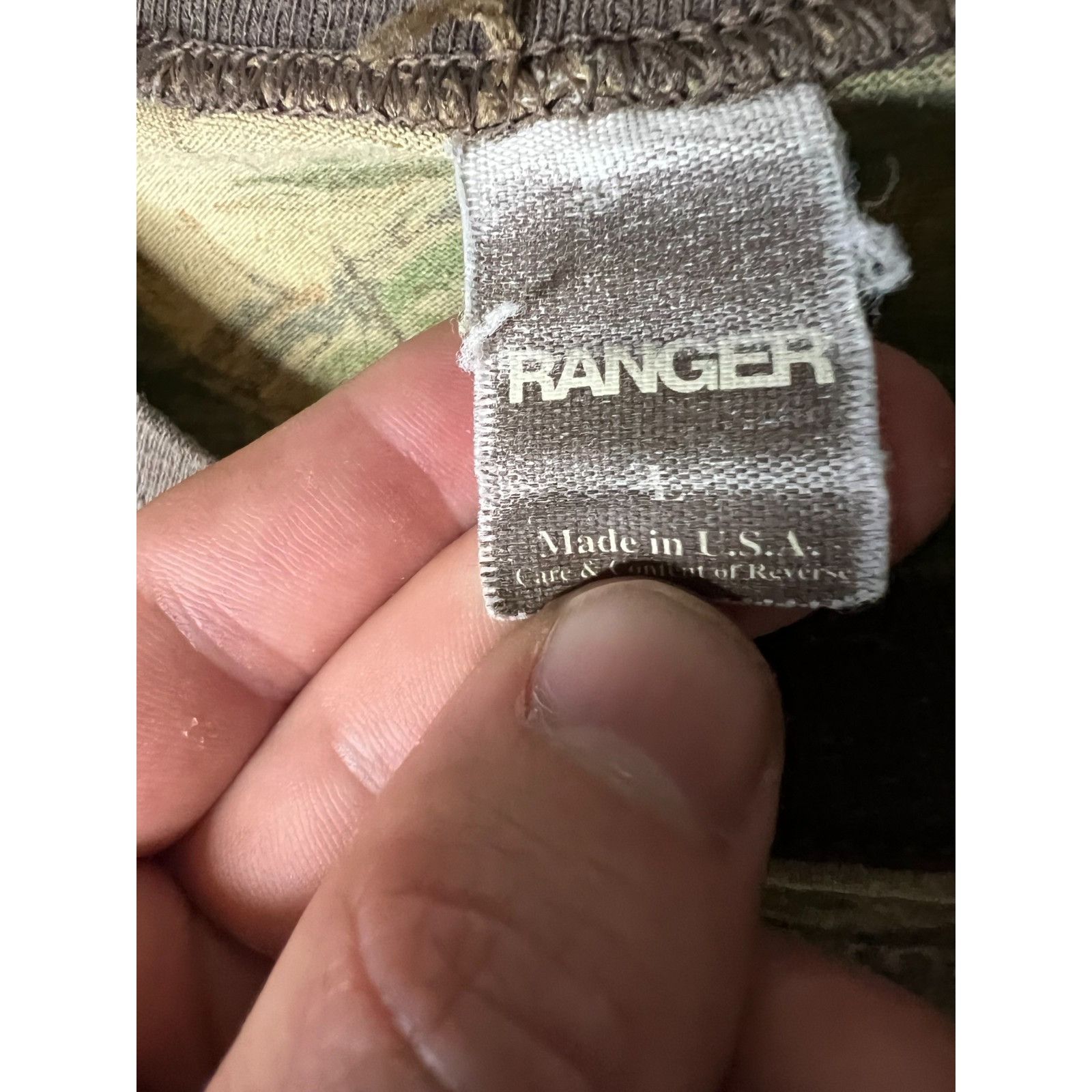 Other Vintage Trebark Camo Shirt mens LG Long Sleeve Single Stitch Size US L / EU 52-54 / 3 - 5 Thumbnail
