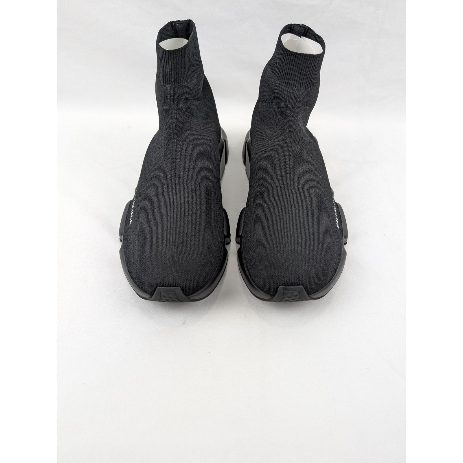 Balenciaga o1rshd1 New Rec.Knit Speed LT Sneakers in Black Size US 9 / EU 42 - 12 Thumbnail