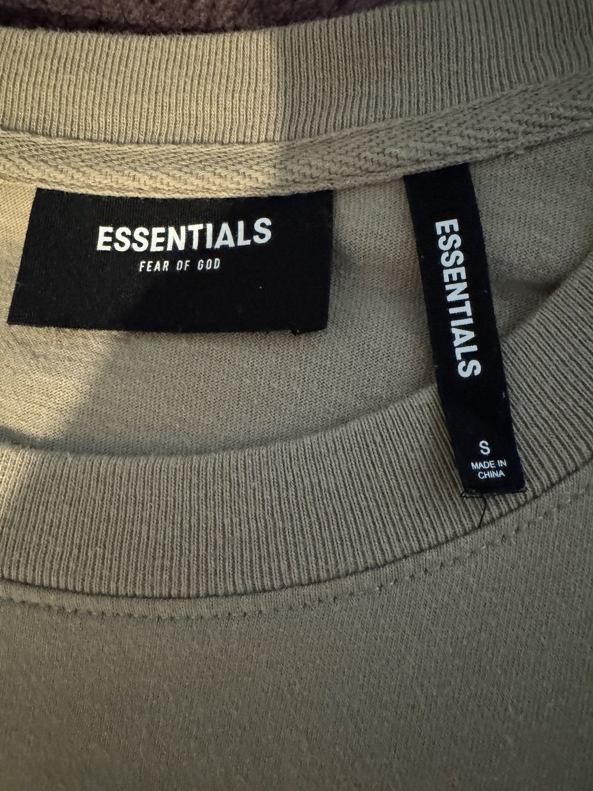 Fear of God 🔥Fear of God Essentials 3M Logo Boxy T-Shirt Tan SZ Small Size US S / EU 44-46 / 1 - 6 Thumbnail