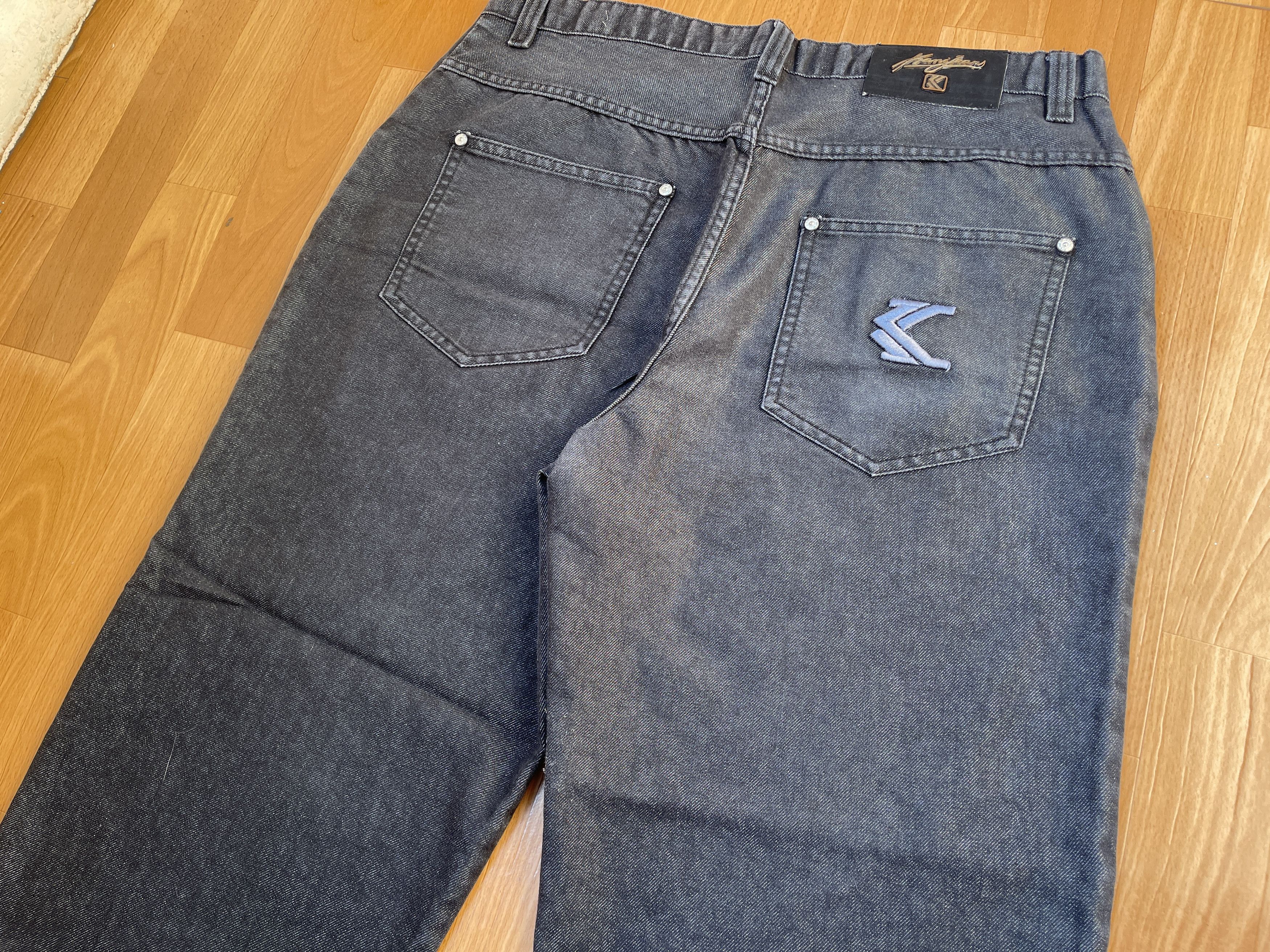 Karl Kani KARL KANI jeans shiny vintage baggy jeans silver metallic 34 Size US 34 / EU 50 - 5 Thumbnail