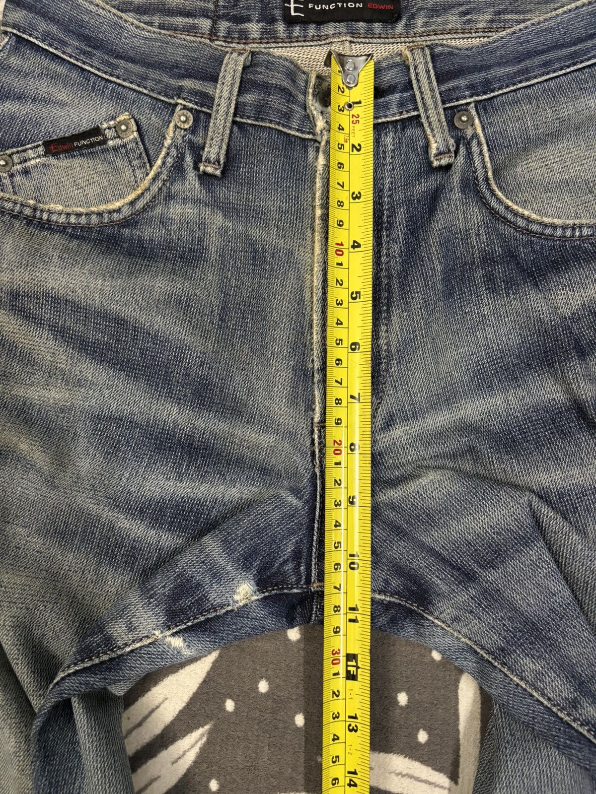 Edwin Edwin EZ-503 E Function Whiskers Rusty Wash Loose Fit Jeans Size US 29 - 18 Thumbnail