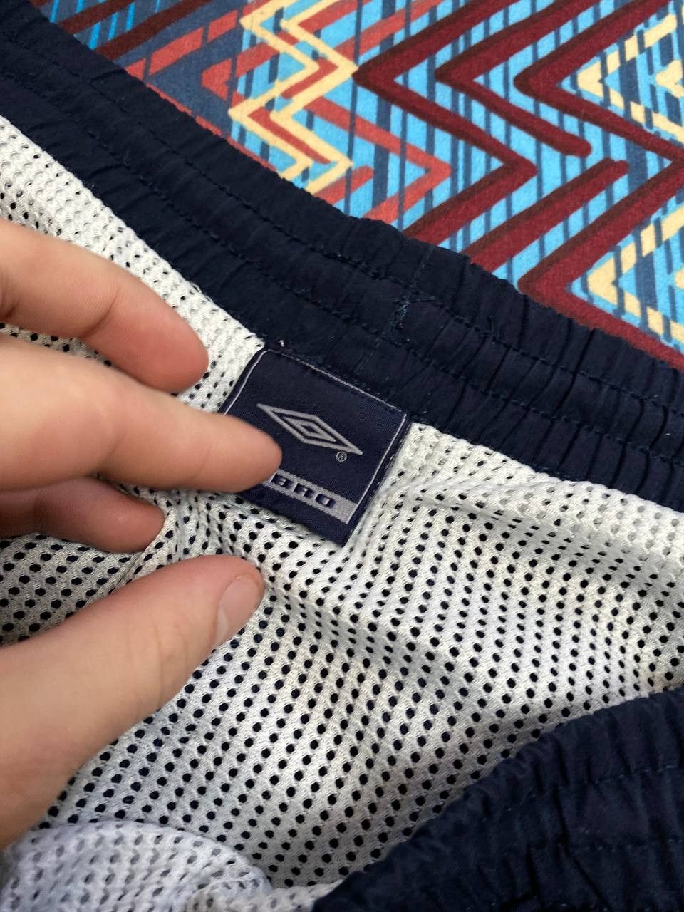 Umbro blue shorts streetwear Vintage big logo Umbro Y2K Size US 34 / EU 50 - 2 Thumbnail