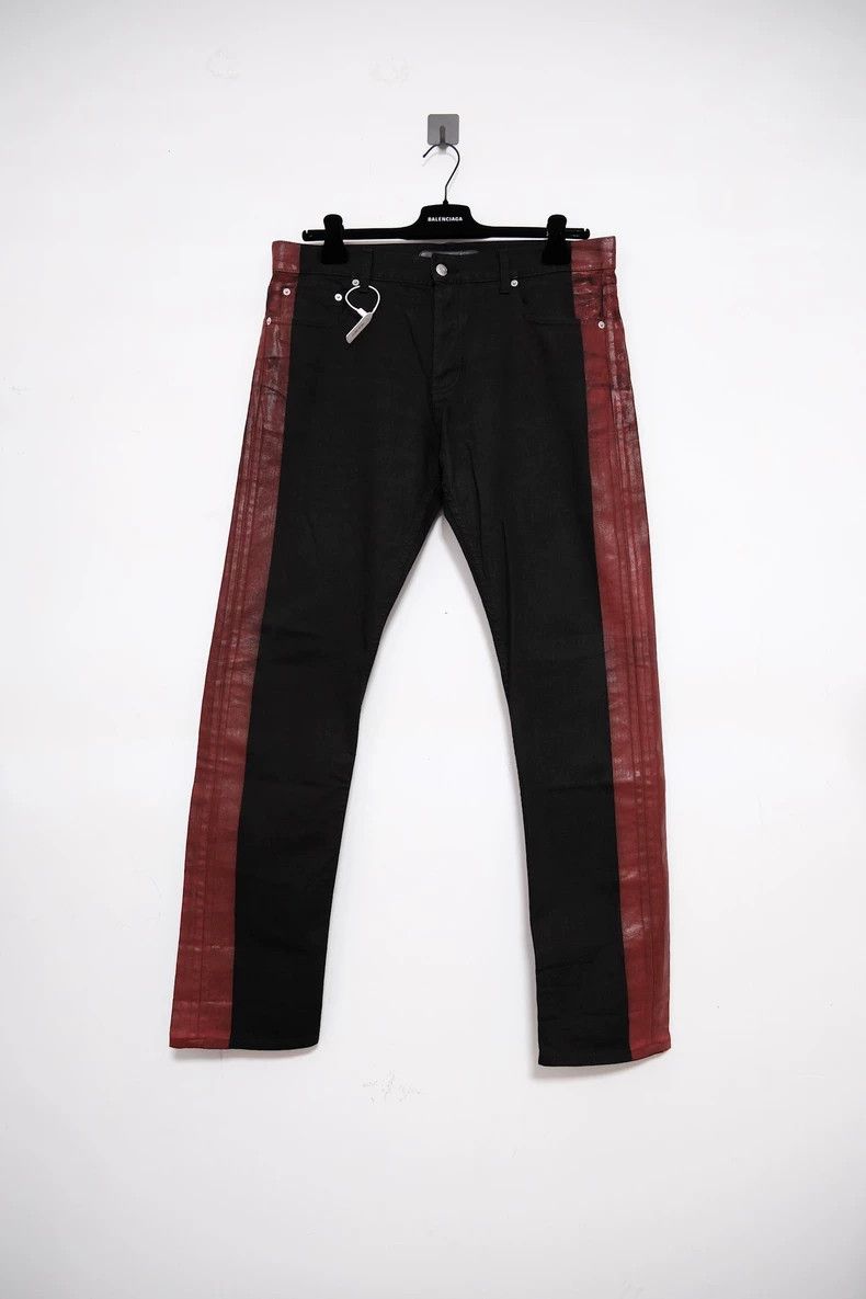 Alexander McQueen Alexander McQueen Unique Black and Red Jeans- DMC Size US 34 / EU 50 - 1 Thumbnail