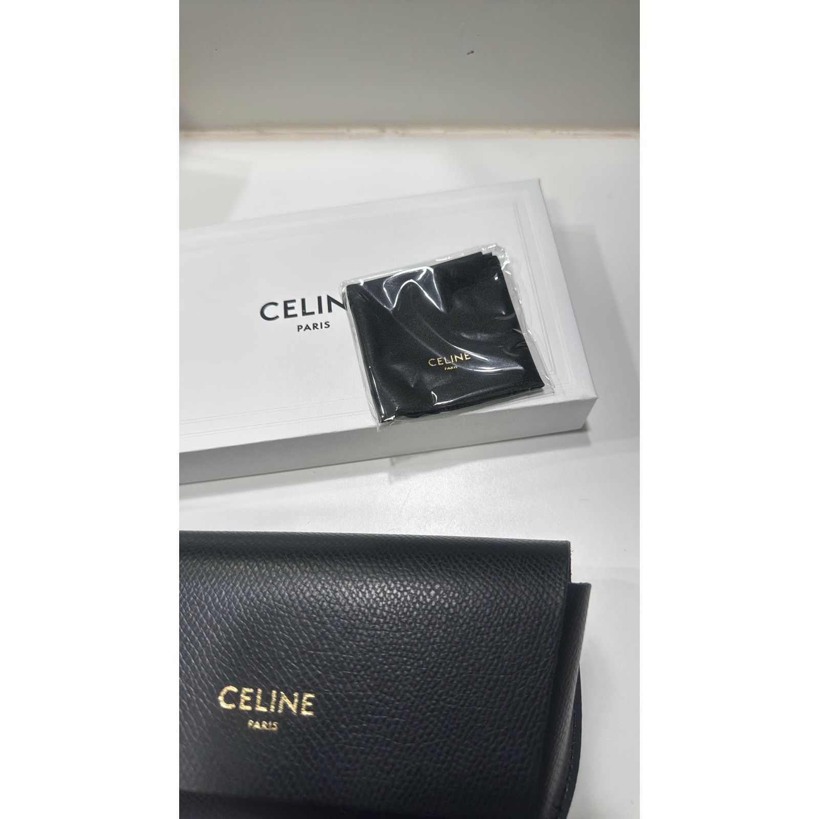 Celine CELINE 56mm Round Sunglasses Red Shiny Red Size ONE SIZE - 5 Thumbnail