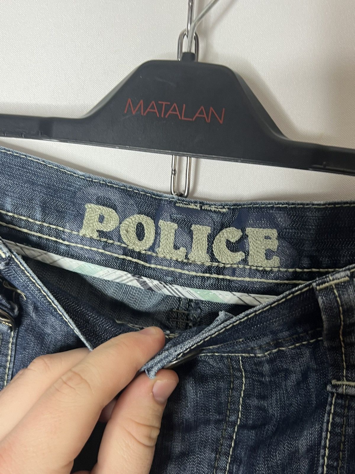 Other 🔥 Vintage 883 Police Crazy Multi Pocket Cargo Denim Jeans 🔥 Size US 36 / EU 52 - 13 Thumbnail