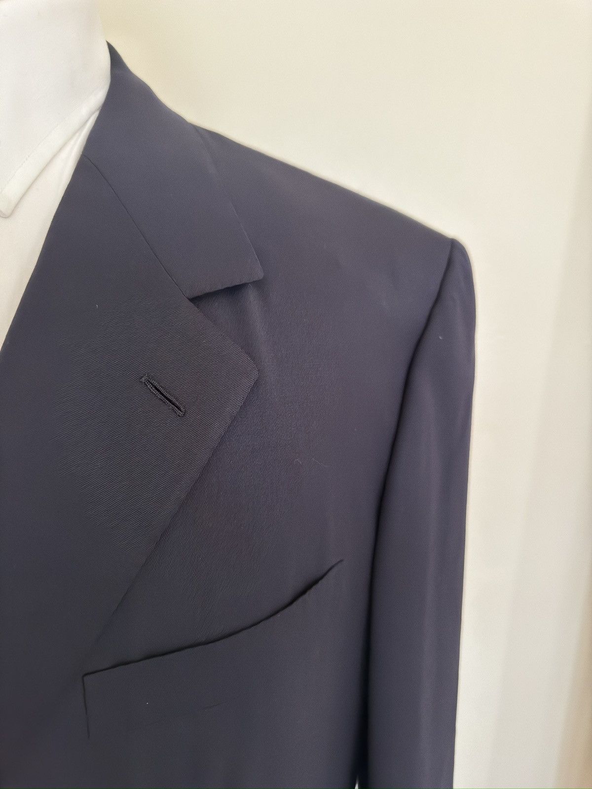 Brioni Brioni Made in Italy 3 Button Jacket in Midnight Navy 46L Size 46L - 2 Thumbnail