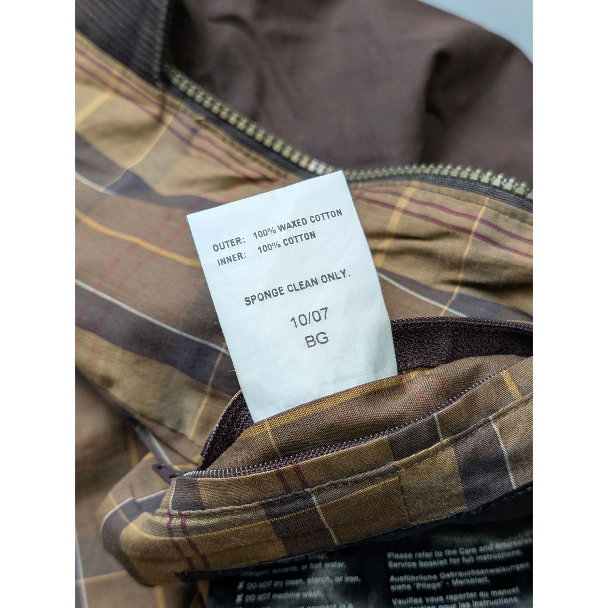 Barbour Barbour Flyweight Wax Utility Waxed Jacket (Y1095) Size XL / US 12-14 / IT 48-50 - 10 Thumbnail