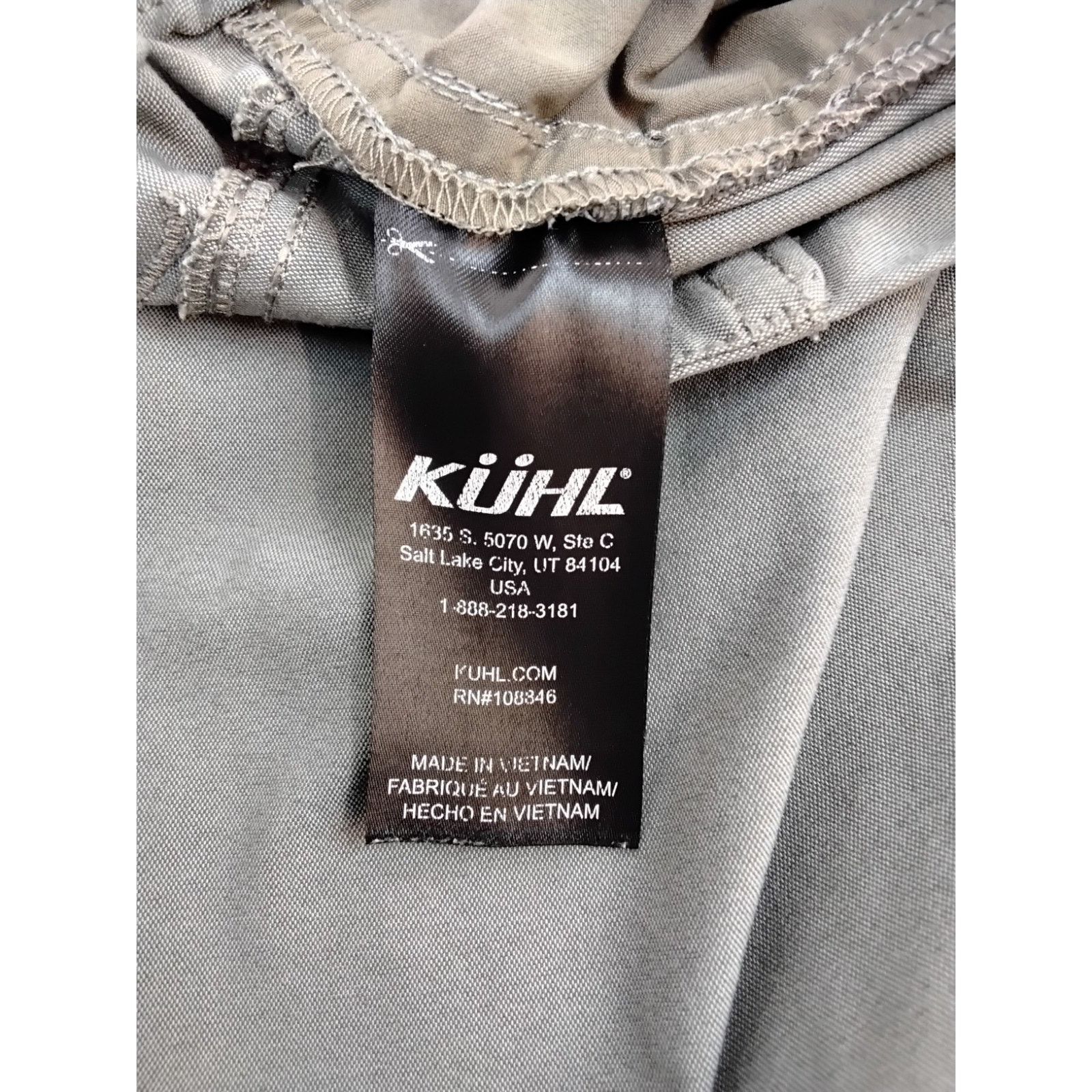 Kuhl Kuhl Hiking Pants Women's 8 Long 30x32 Gray Ruched Legs Size 30" / US 8 / IT 44 - 11 Thumbnail