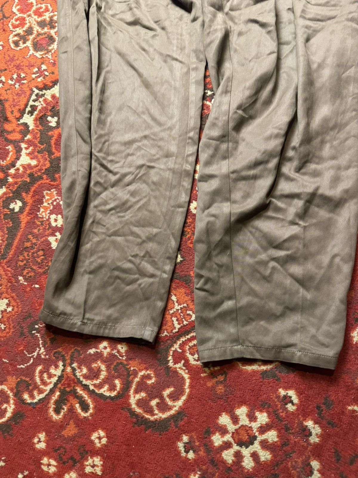 Designer × Vintage Vintage Y2K Marrathon Made in Italy Baggy Galifa Brown Pant Size US 34 / EU 50 - 3 Thumbnail