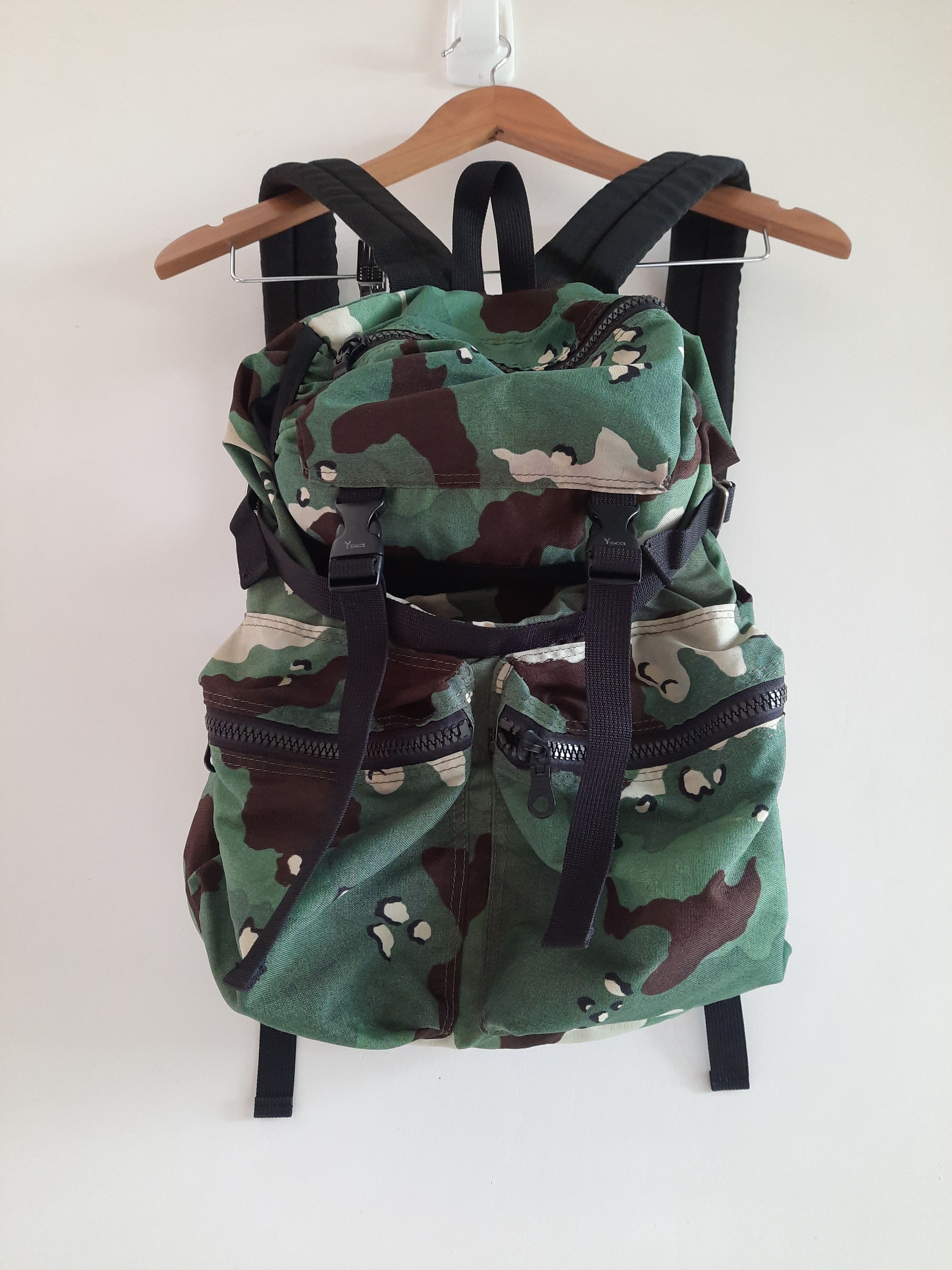 Yohji Yamamoto Rare Y'saccs Camouflage Backpack Size ONE SIZE - 2 Thumbnail