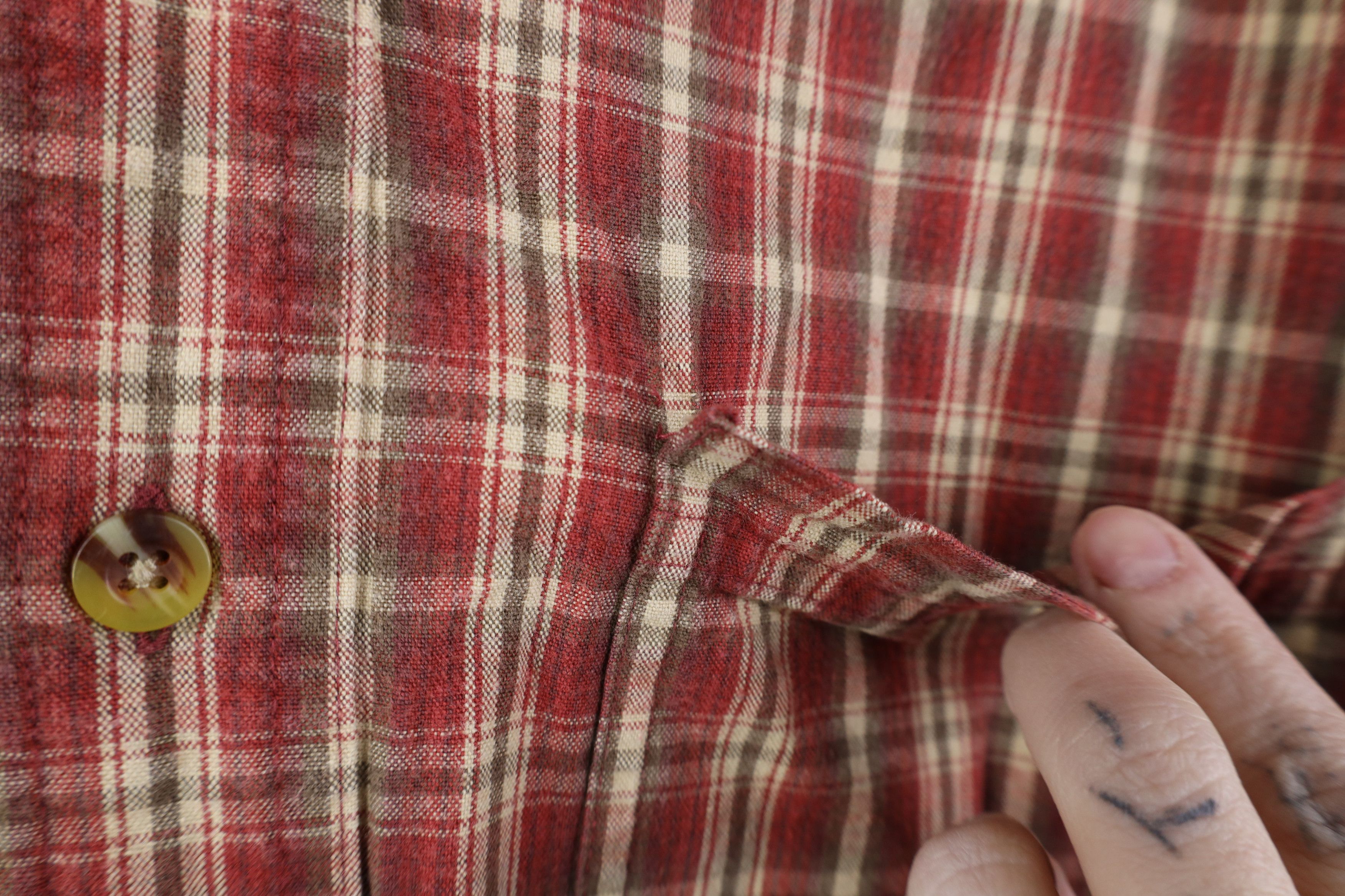 L.L. Bean Vintage LL Bean Canvas Collared Button Down Shirt Plaid Size US L / EU 52-54 / 3 - 7 Thumbnail