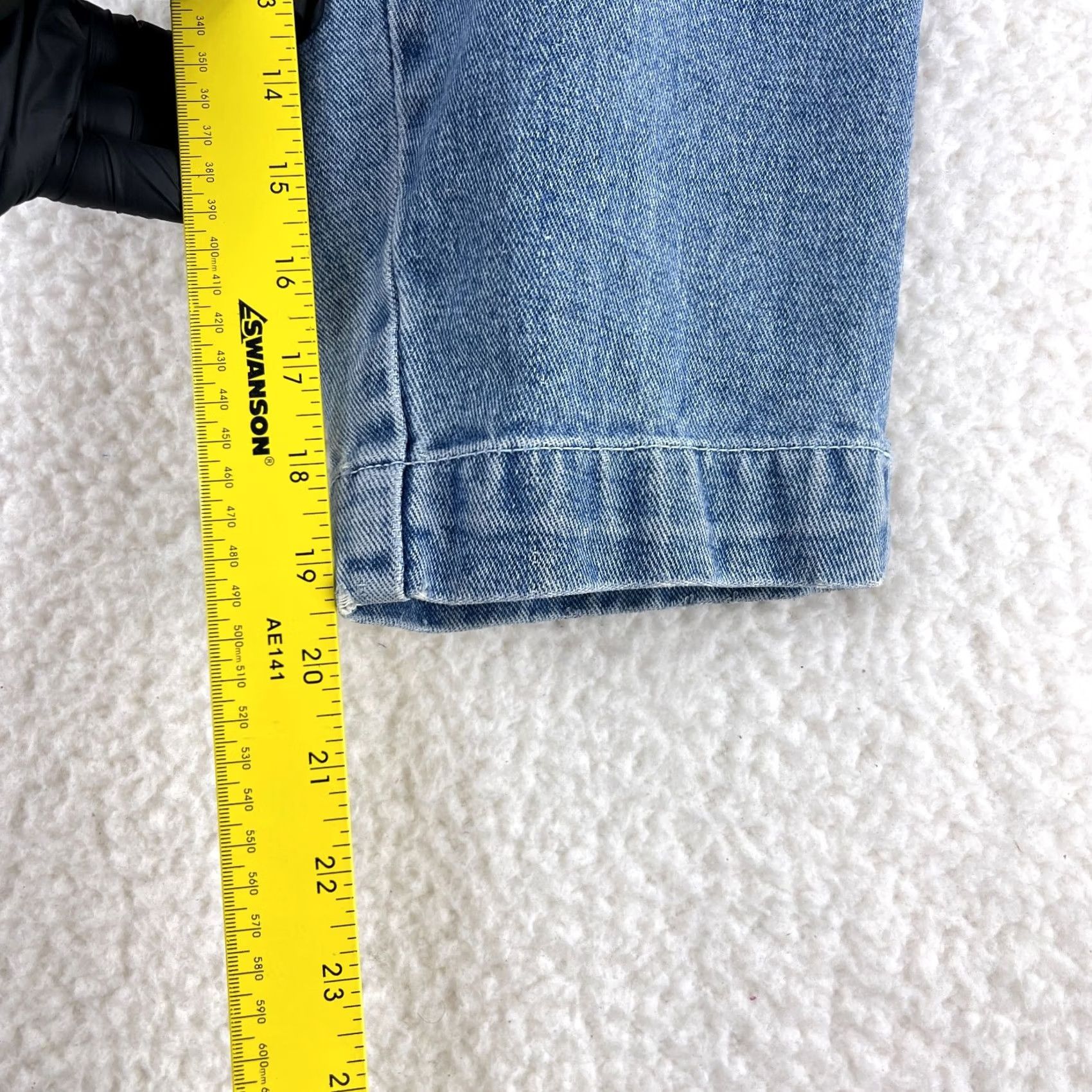 Banana Republic VINTAGE Banana Republic Jeans Womens Size 31 Blue Cropped High-Rise Denim 100% Cotton USA Size 24" / US 00 / IT 34 - 7 Thumbnail