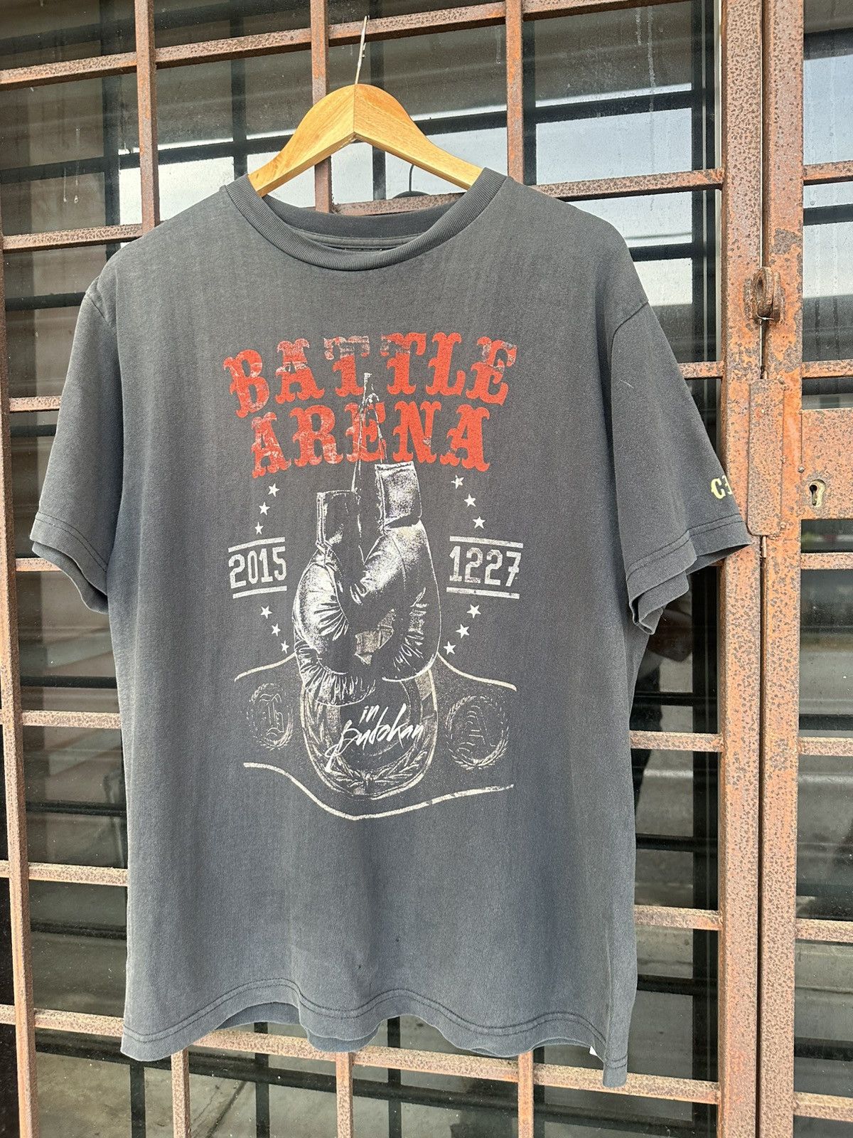 Vintage Thrashed Boxing Tee Faded Distressed Shirt ERD GRUNGE Size US M / EU 48-50 / 2 - 5 Thumbnail