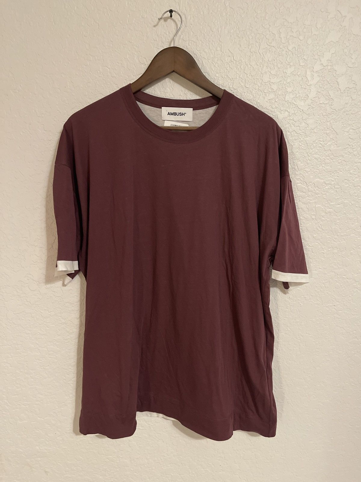 Ambush Design Ambush Burgundy Tee Size Medium NWOT Size US M / EU 48-50 / 2 - 2 Thumbnail