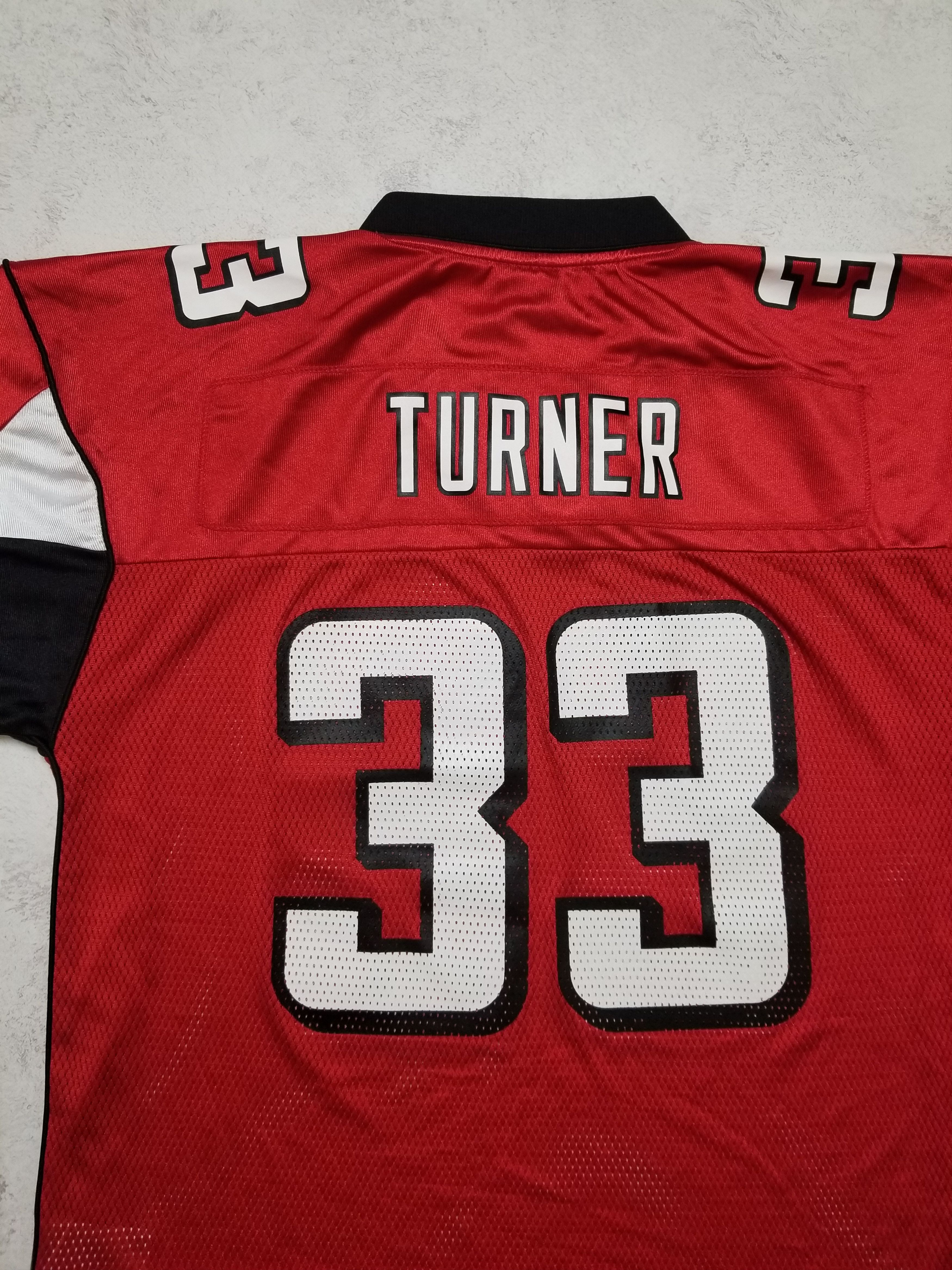 Reebok Atlanta Falcons #33 Turner Reebok Red Edition NFL Jersey Size US M / EU 48-50 / 2 - 11 Thumbnail