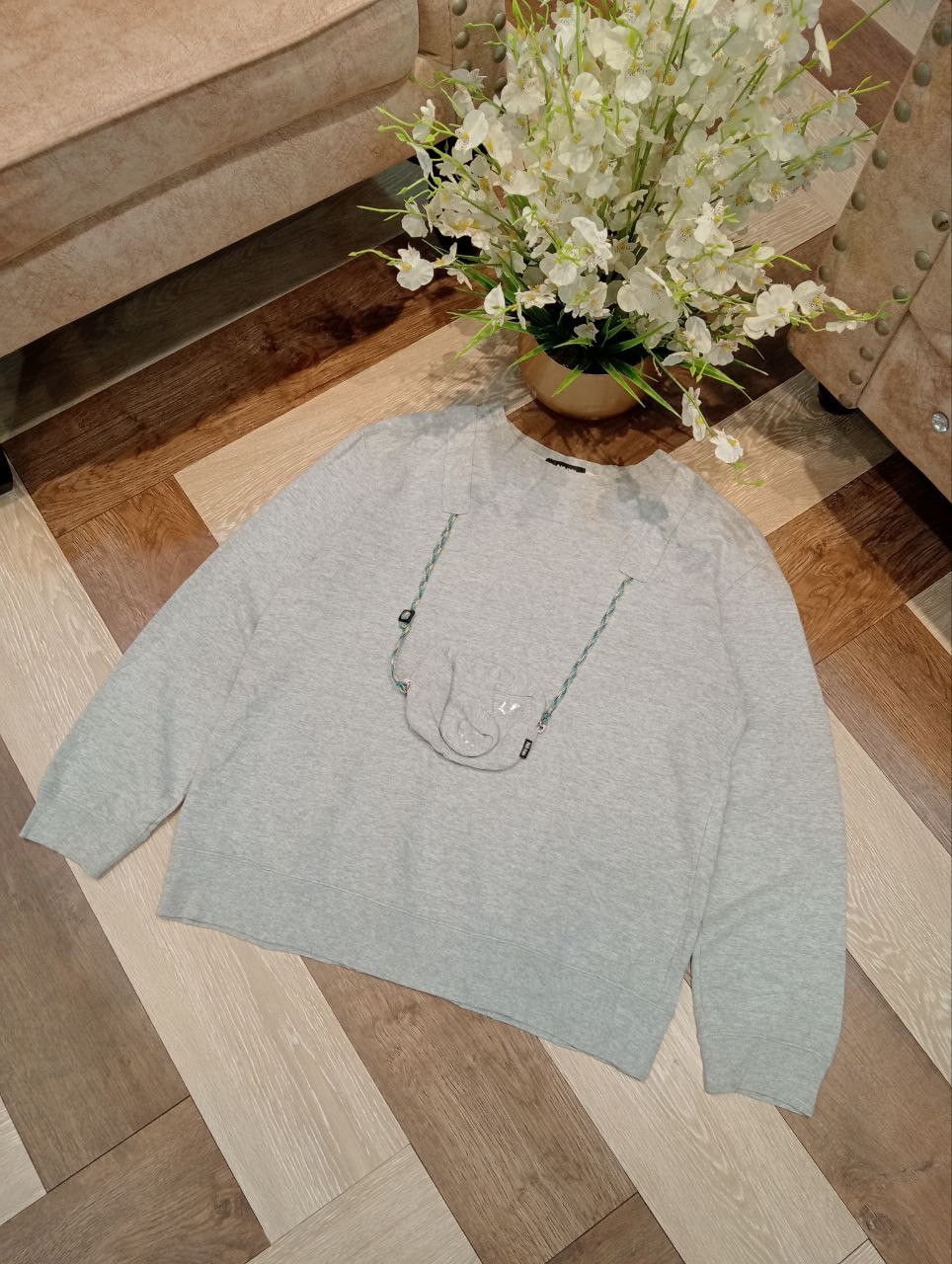 Issey Miyake ISSEY MIYAKE NE-NET CAMERA SWEATSHIRT - SIZE 3 GREY Size US L / EU 52-54 / 3 - 3 Thumbnail