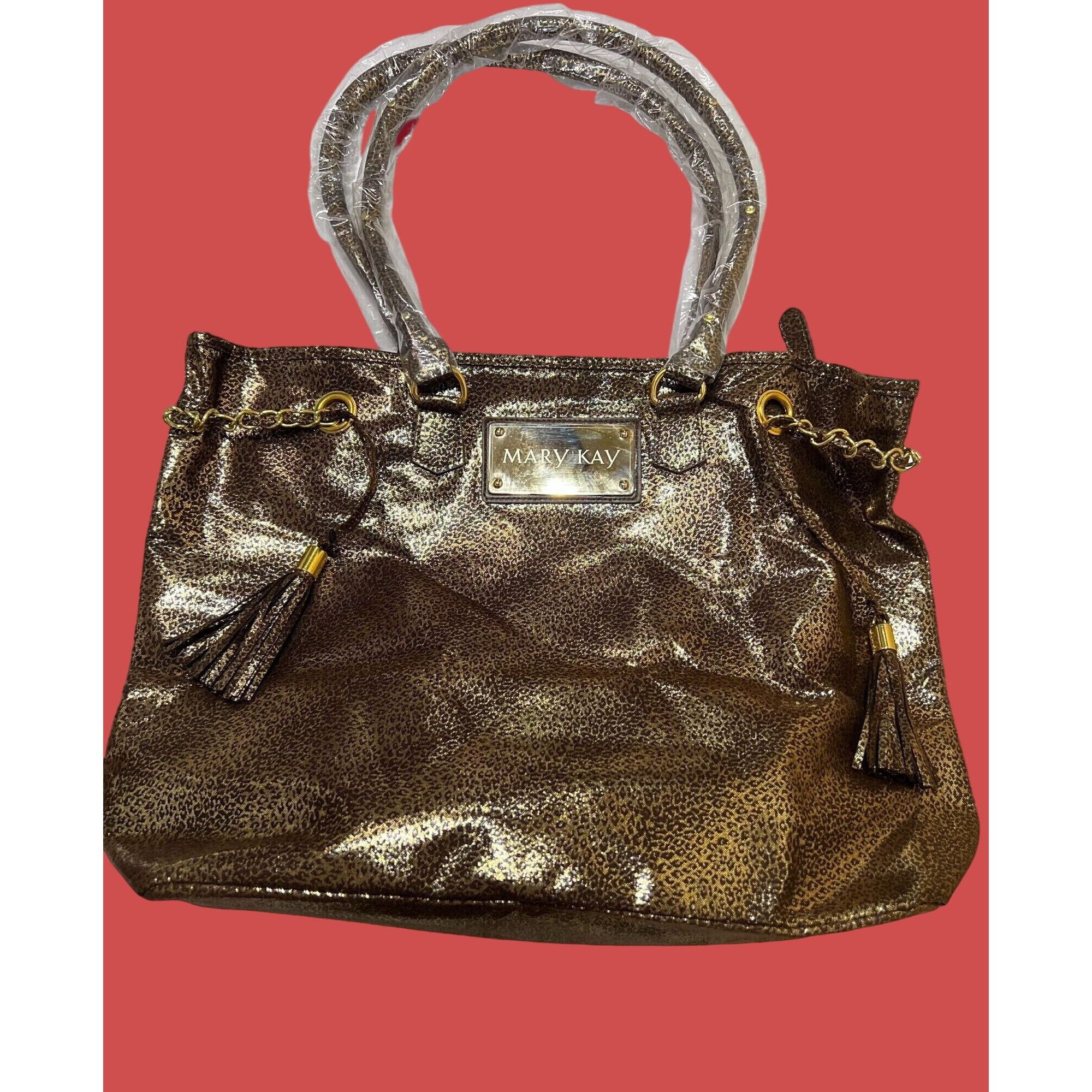 Other Mary Kay - Large Women's Gold Lame Shoulder / Handbag w / Go Size ONE SIZE - 1 Thumbnail