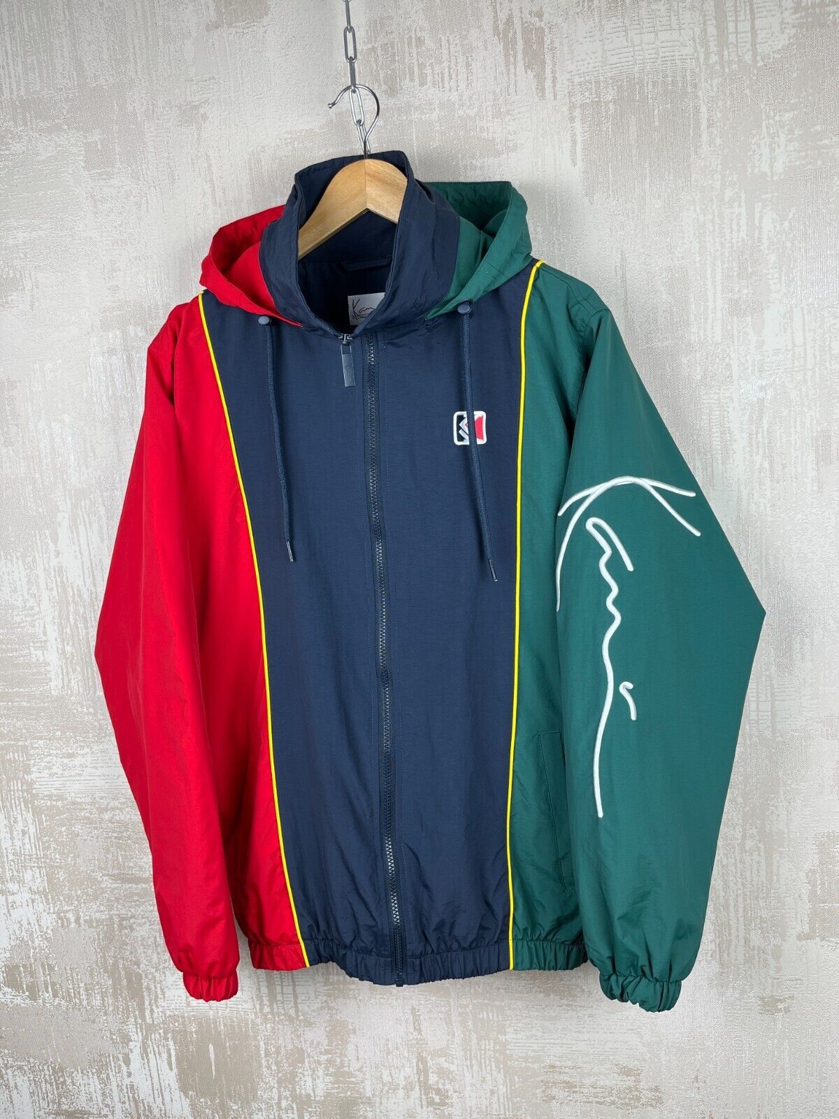 Karl Kani Multicolor Block Hooded Jacket Windbreaker