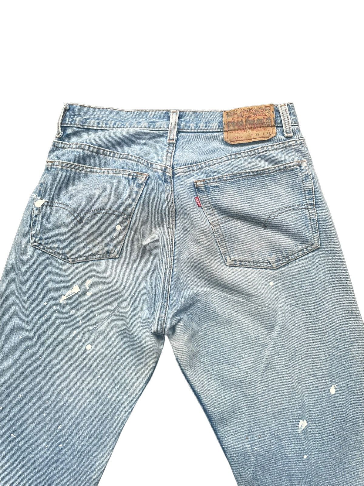 Levi's × Vintage Vintage 1991 Levis 501XX e Faded Distressed Size US 30 / EU 46 - 9 Thumbnail
