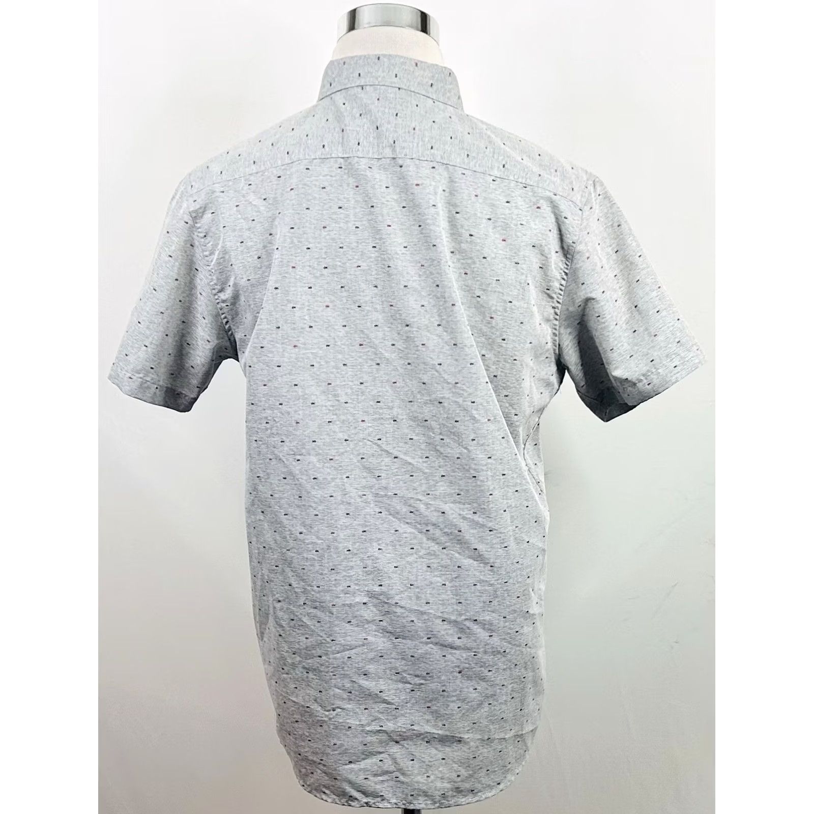 Vintage Molokai Surf Co Hawaiian Shirt Red Blue Fish on Gray Short Sleeve NWT Large Mens Button-Up Collared Cotton Blend Casual Vintage: No Size US L / EU 52-54 / 3 - 4 Thumbnail