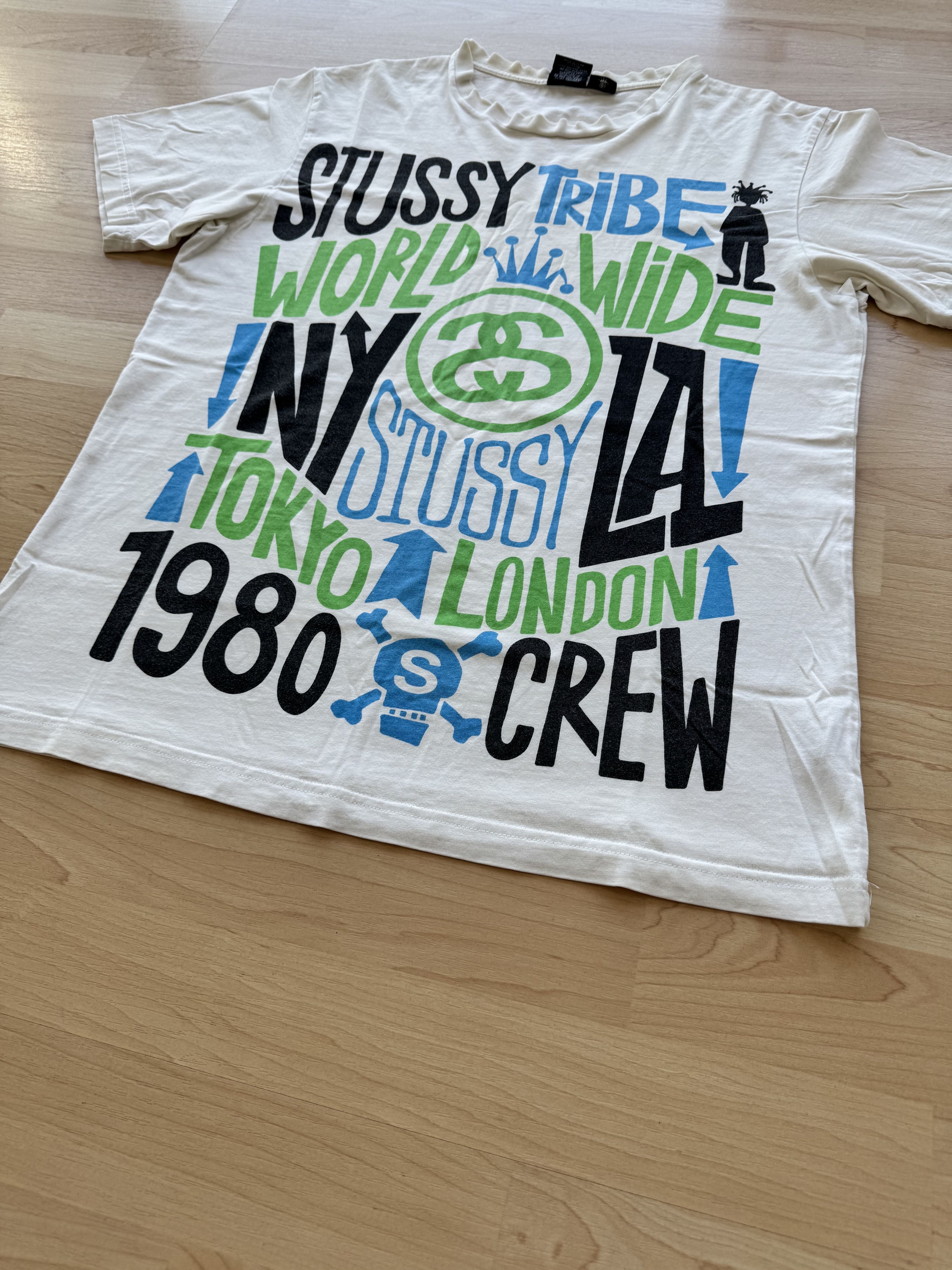 Stussy Vintage Stussy Tribe World Wide T-Shirt Size US M / EU 48-50 / 2 - 4 Thumbnail