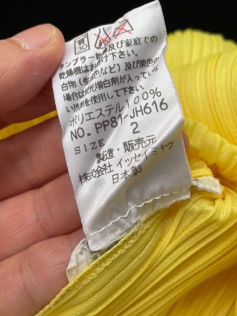 Issey Miyake Issey Miyake size:2 Yellow pleated pencil dress Size XS / US 0-2 / IT 36-38 - 5 Thumbnail