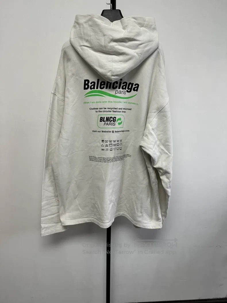 Balenciaga Balenciaga Logo Letter Printed Sweatshirt Size US XXS / EU 40 - 2 Thumbnail