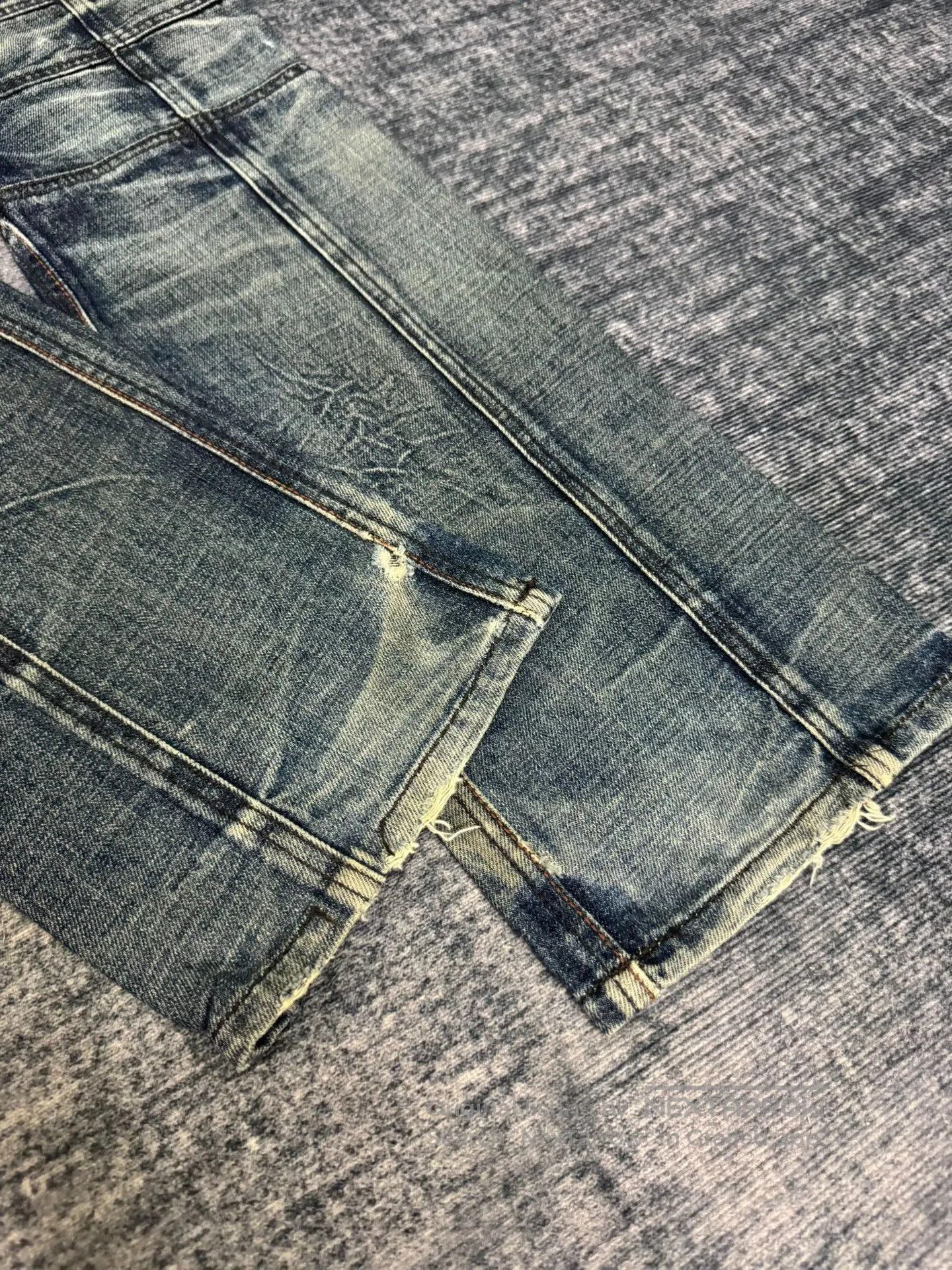 Vintage Vintage NICOLE CLUB Japanese Washed Retro Blue Jeans. Size US 31 - 8 Thumbnail