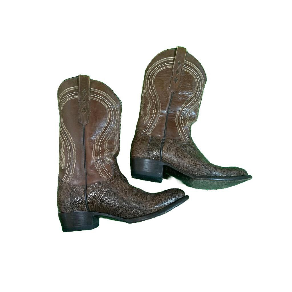 Other Vaccari Brown Snakeskin Leather Cowboy Boots USA 8 EE Size US 8 / EU 41 - 1 Thumbnail