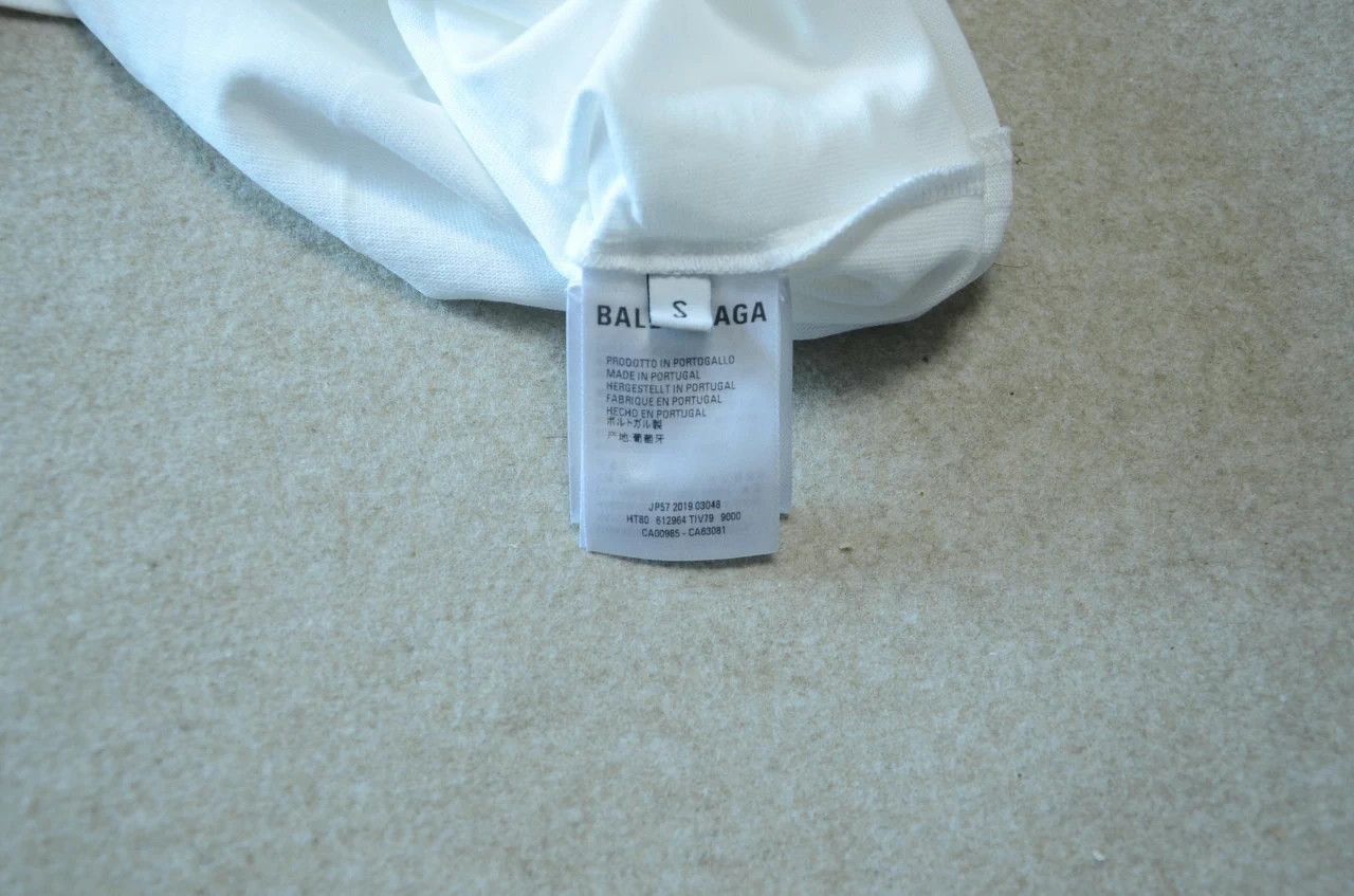 Balenciaga Balenciaga Mastercard Logo SS White S T-shirt Size S / US 4 / IT 40 - 7 Thumbnail