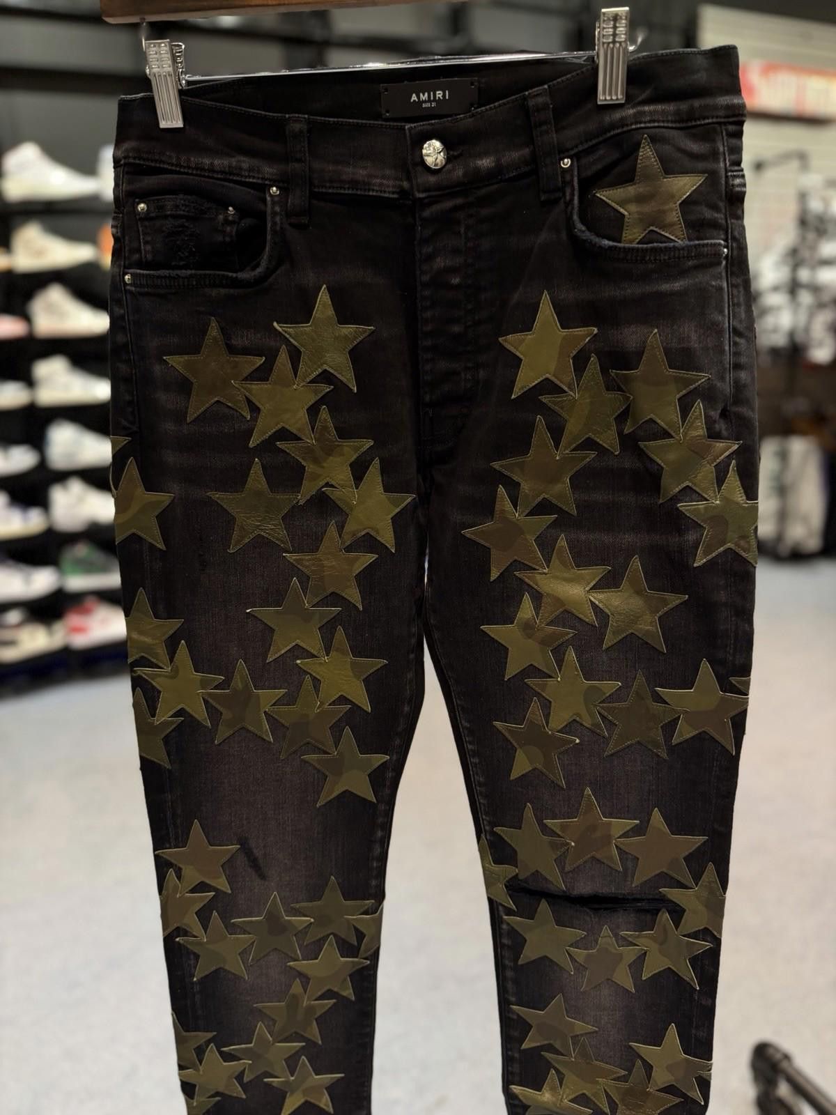 Amiri Size 31 Amiri Chemist Black Green Jeans 100% Authentic NEW Size US 31 - 3 Thumbnail