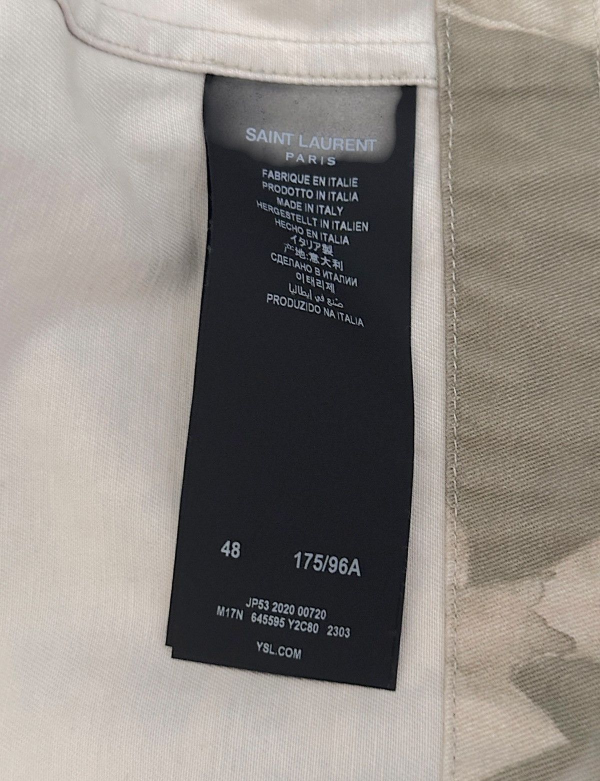 Saint Laurent Paris Saint Laurent Storm Palm Jacket Size US M / EU 48-50 / 2 - 7 Thumbnail