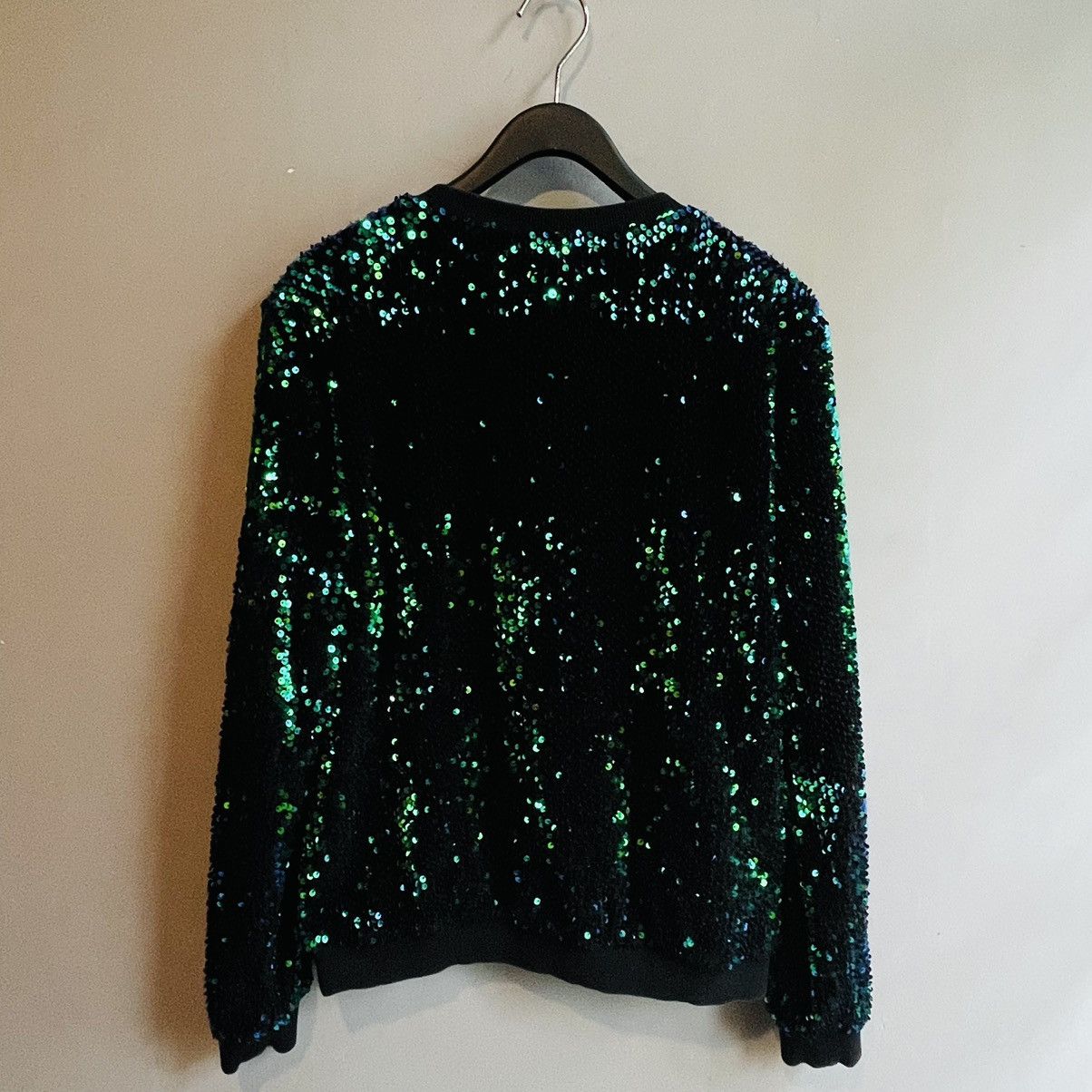 Japanese Brand × Vintage Japanese Gradient Sequins Boxy Sweatshirt Size L / US 10 / IT 46 - 4 Thumbnail