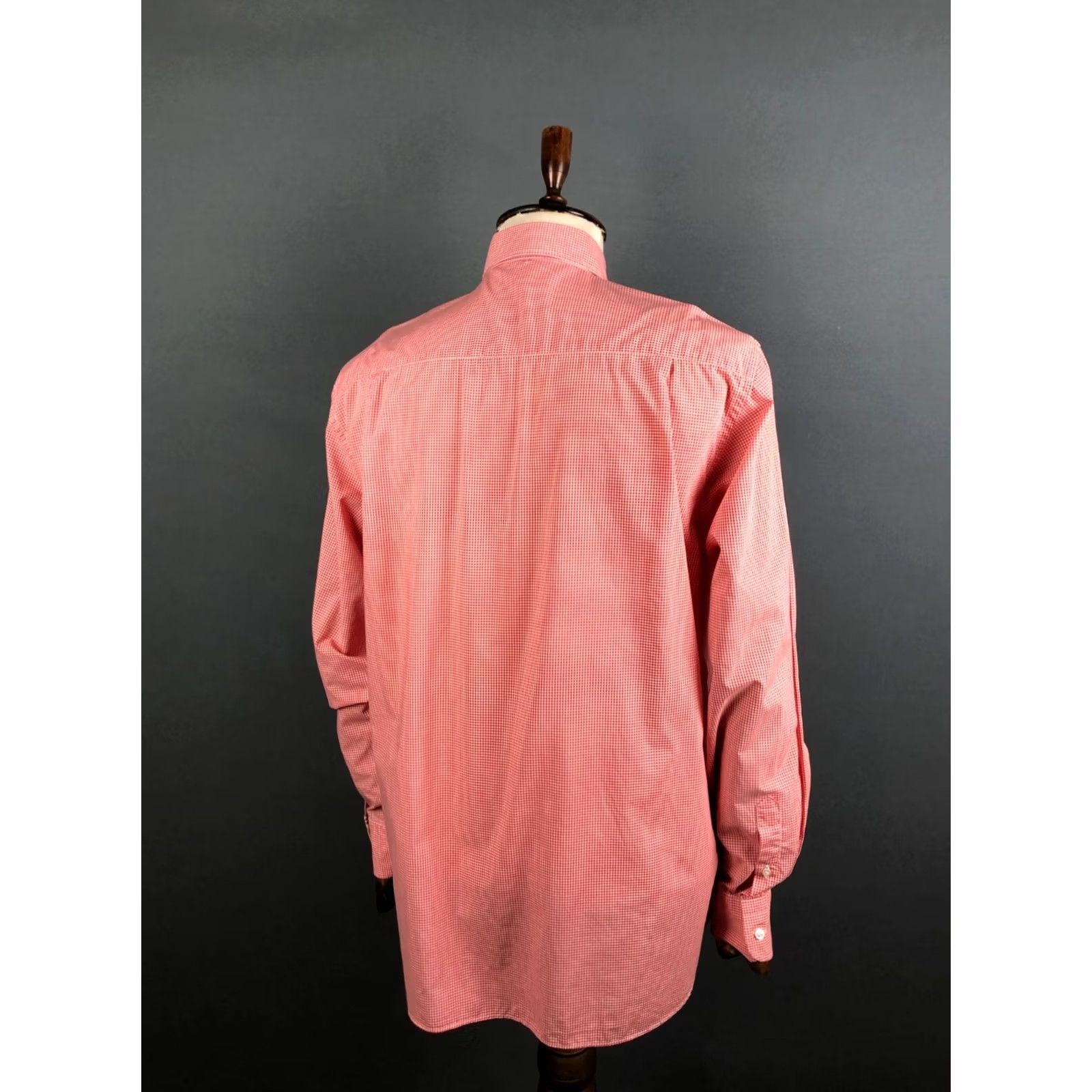 Paul & Shark Paul & Shark Men's Shirt 42 Red Cotton Check Button-Up Casual Long Sleeve Collared Shirt Size US XL / EU 56 / 4 - 3 Thumbnail