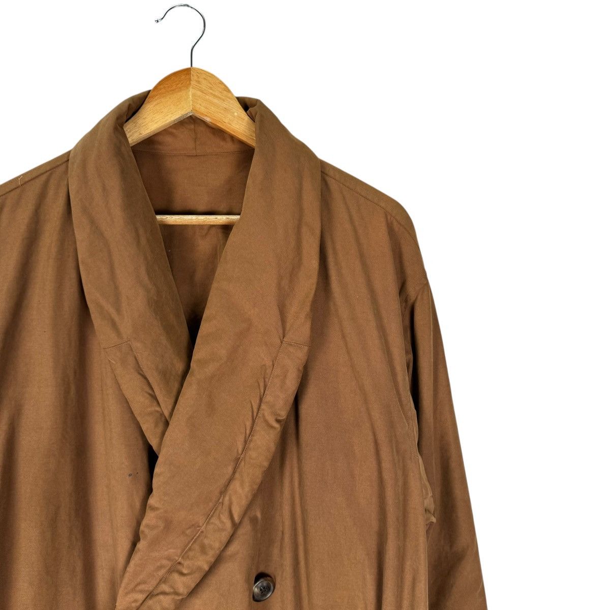 Issey Miyake 🌟90s ISSEY MIYAKE DOUBLE BREASTED OVERCOAT JACKET Size M / US 6-8 / IT 42-44 - 10 Thumbnail