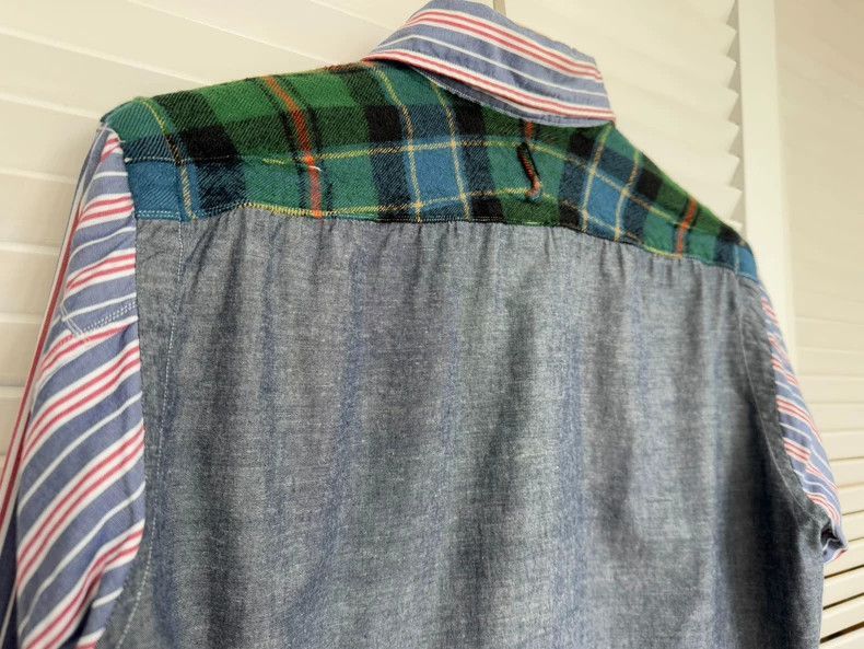 Other JUNYA WATANABE Striped Long Sleeve Shirt Size US L / EU 52-54 / 3 - 5 Thumbnail