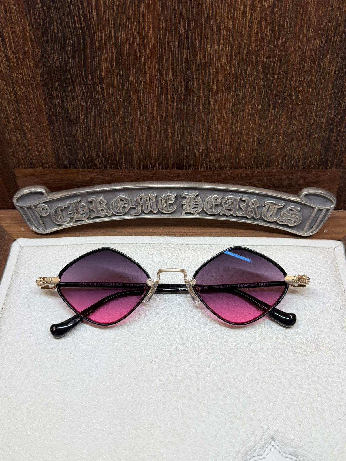 Chrome Hearts Chrome Hearts Diamond Dog Sunglasses Size ONE SIZE - 1 Thumbnail