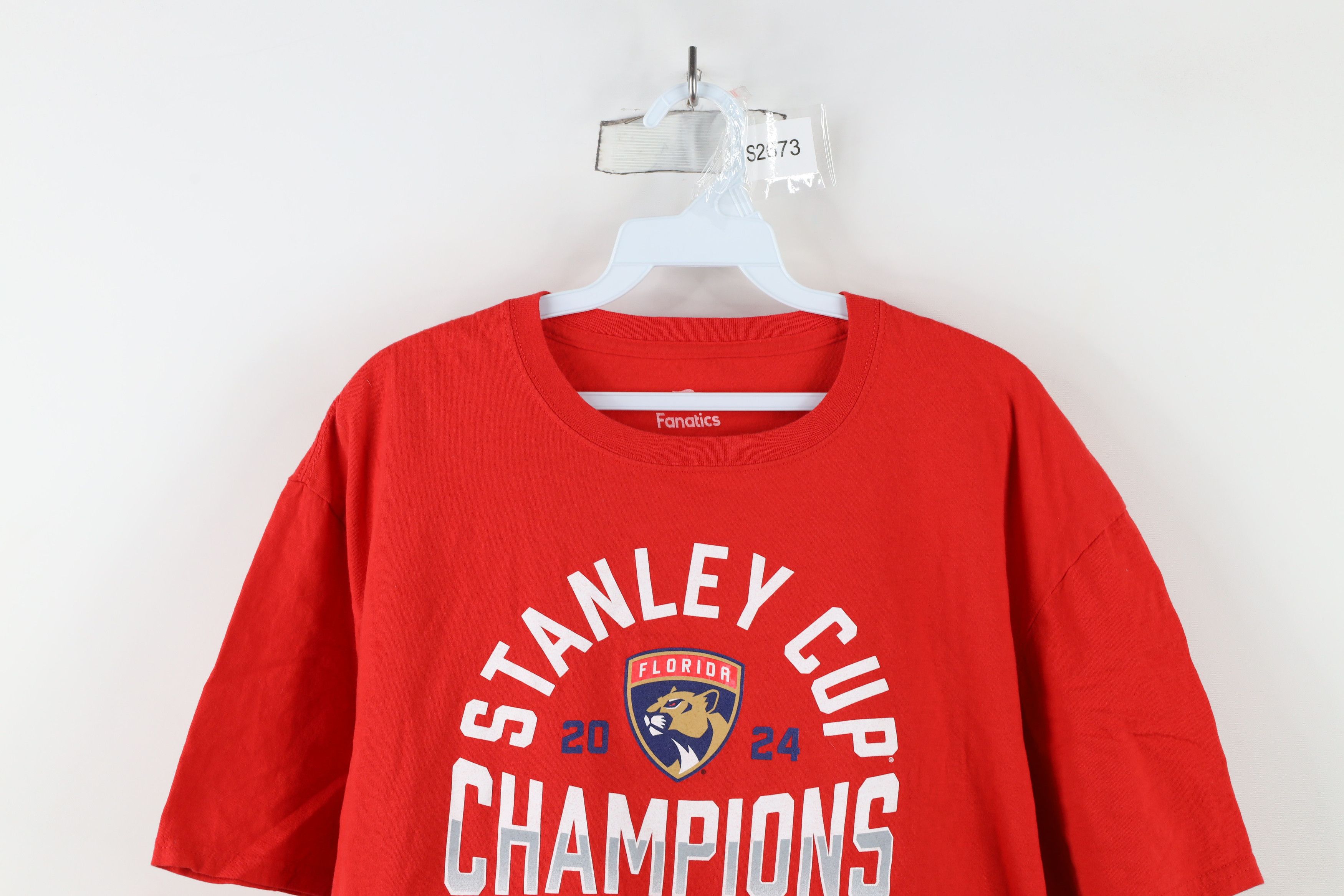 Vintage Fanatics 2024 Stanley Cup Champions Florida Panthers T-Shirt Size US XL / EU 56 / 4 - 2 Thumbnail