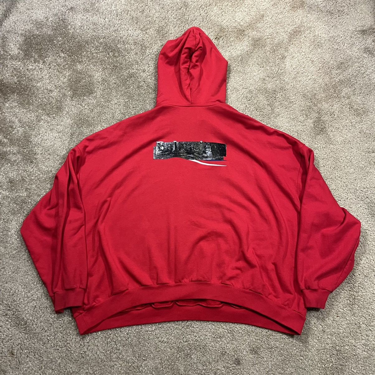 Balenciaga Balenciaga Gaffer Tape Hoodie Sz 4 Size US XL / EU 56 / 4 - 4 Thumbnail