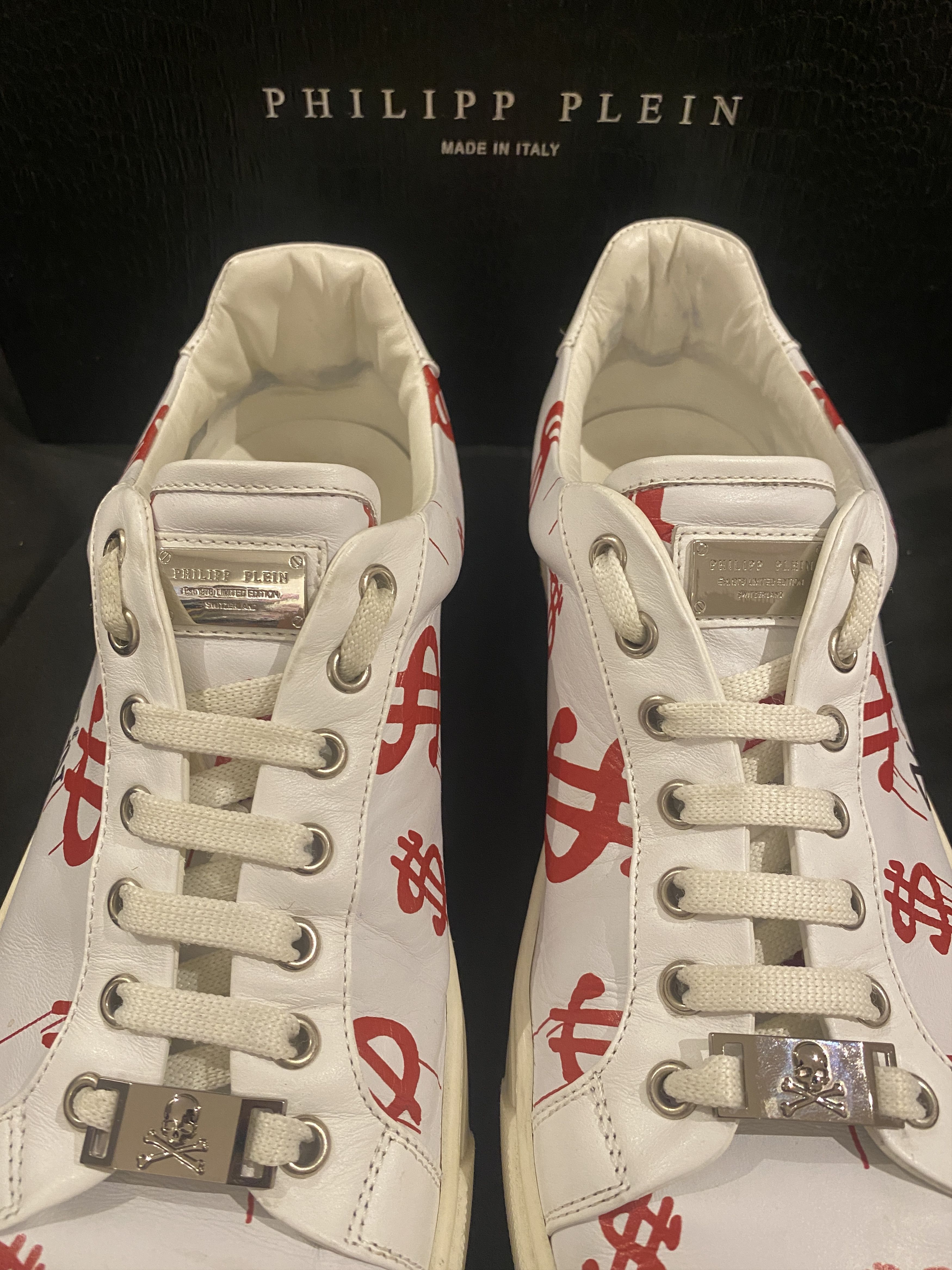 Philipp Plein Phillipp Plein Alec Five Low-Top White Sneakers Size US 11 / EU 44 - 5 Thumbnail
